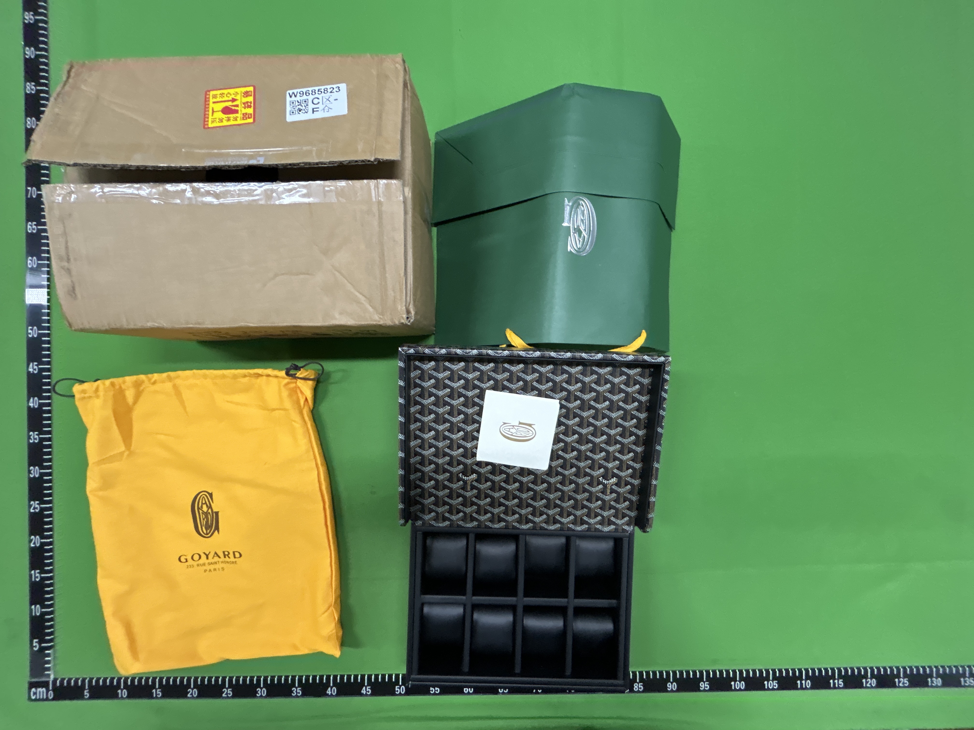 Foto QC 4 de Goyard Double Travel Watch Case Black