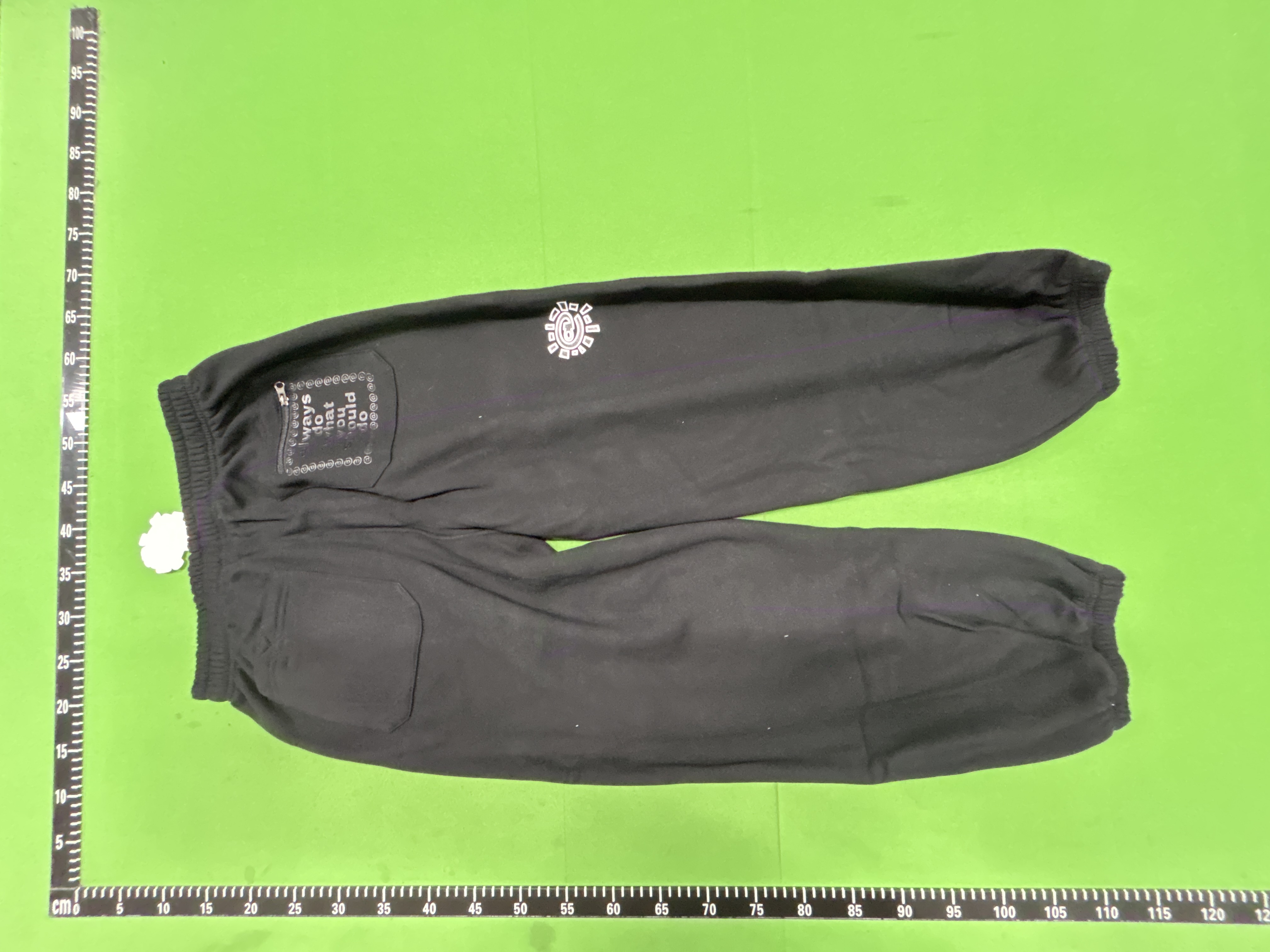 Foto QC 4 de ADWYSD Relaxed Sun Logo Sweatpants Black