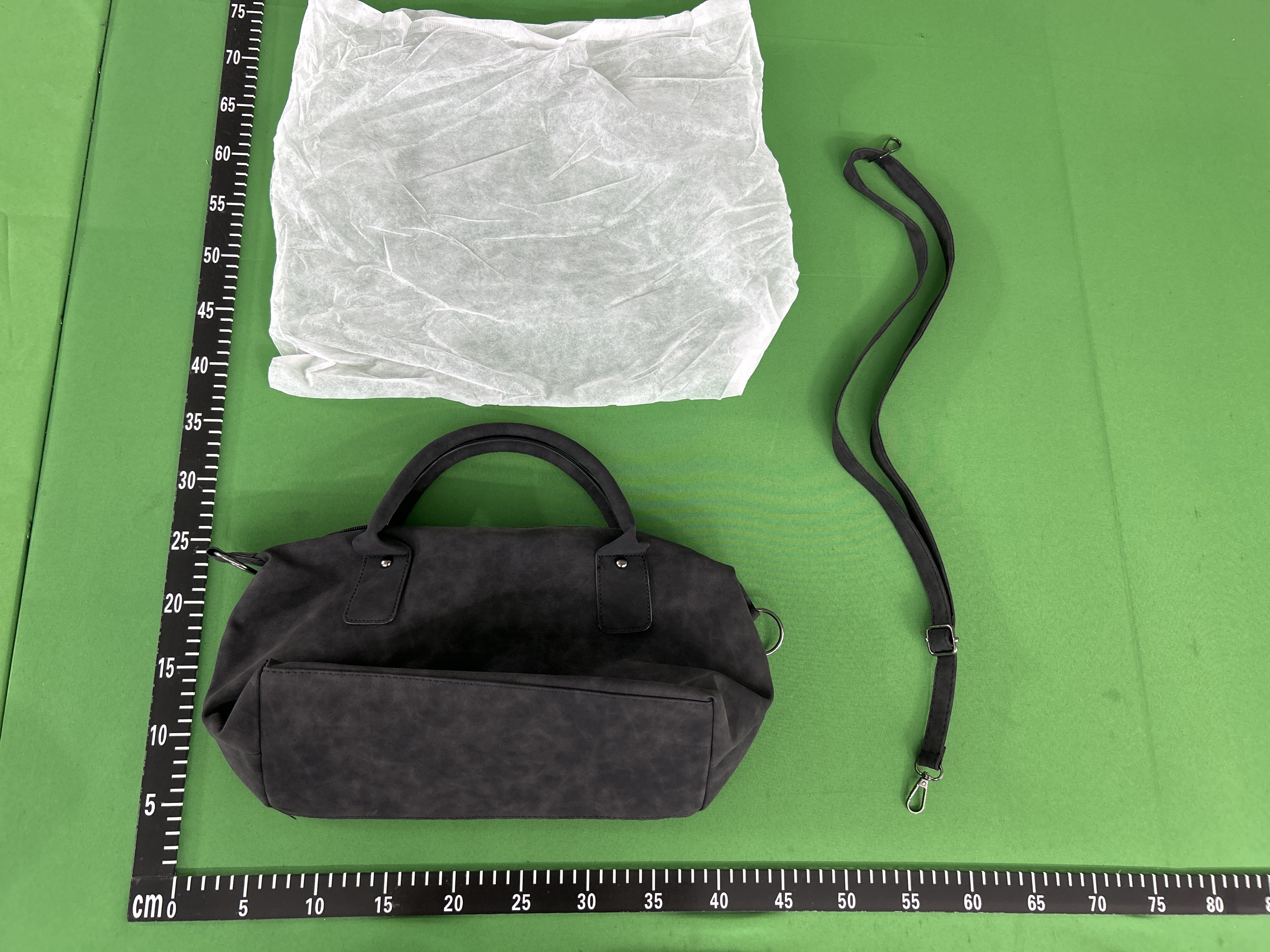 Foto QC 6 de Chrome Hearts Cross Patch Duffle Bag Large Grey Suede