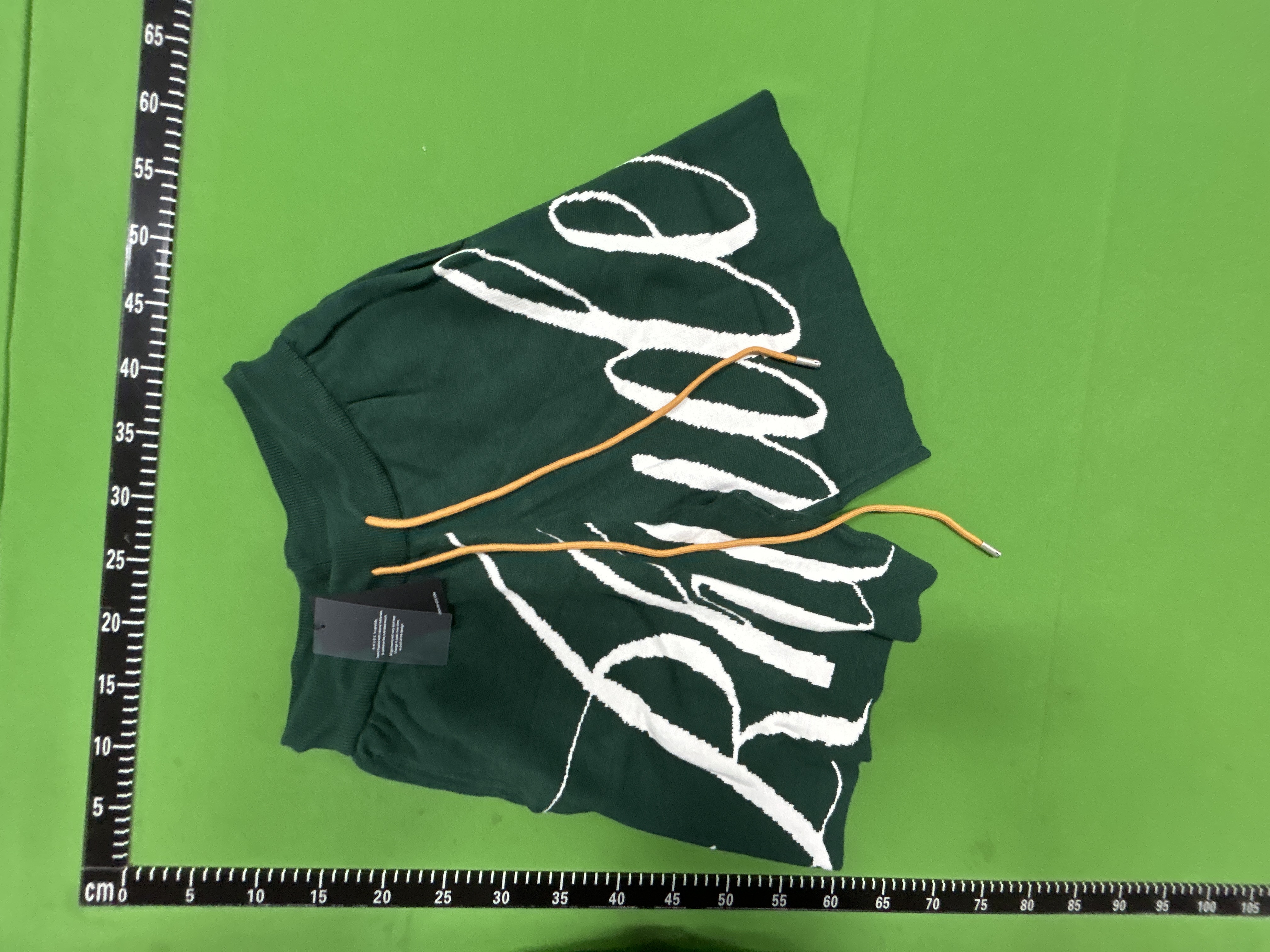 Foto QC 4 de Rhude Logo Basketball Swim Shorts Forest Green