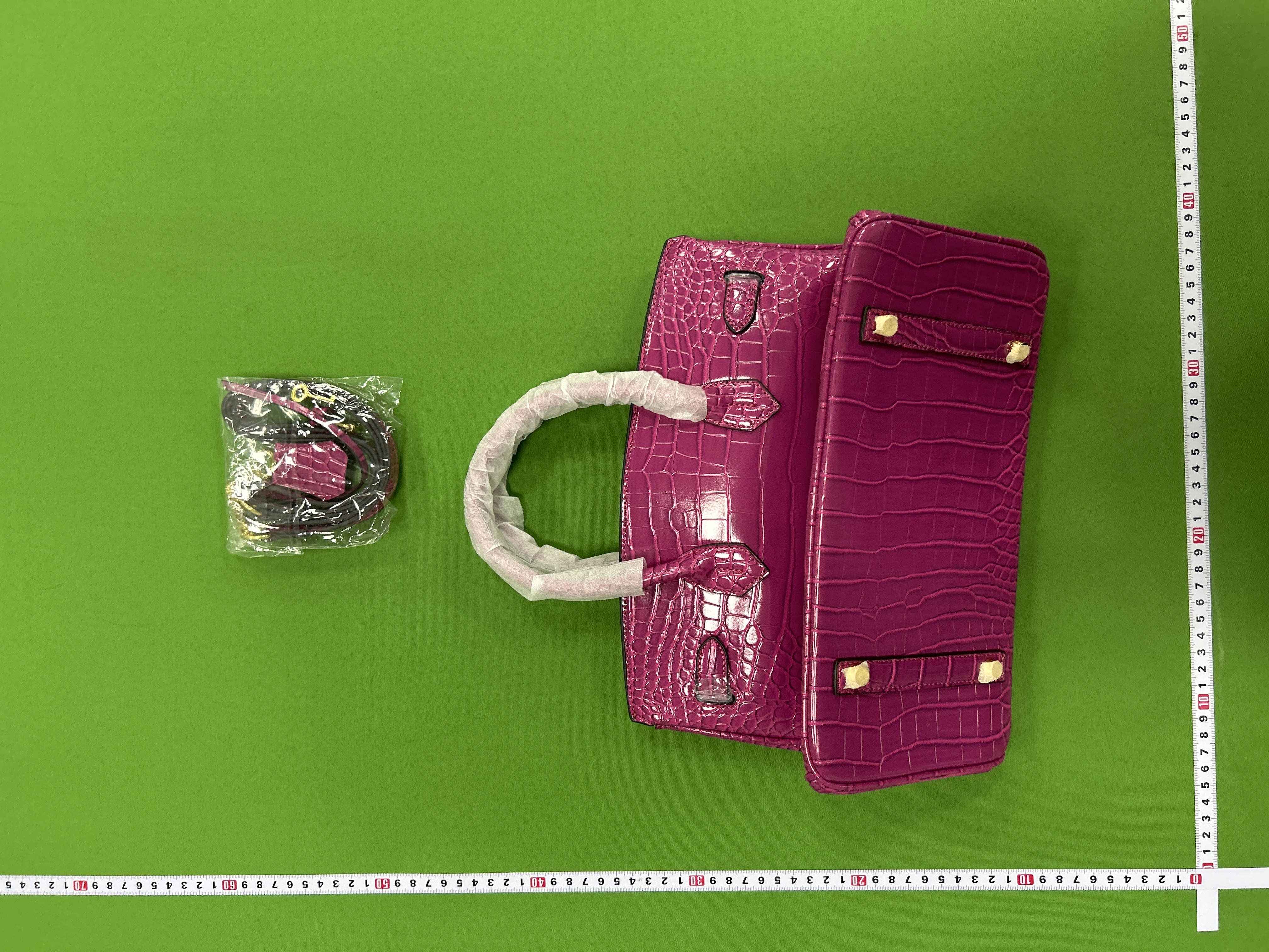 Foto QC 2 de Hermes Birkin 35 Black Crocodile Gold Hardware