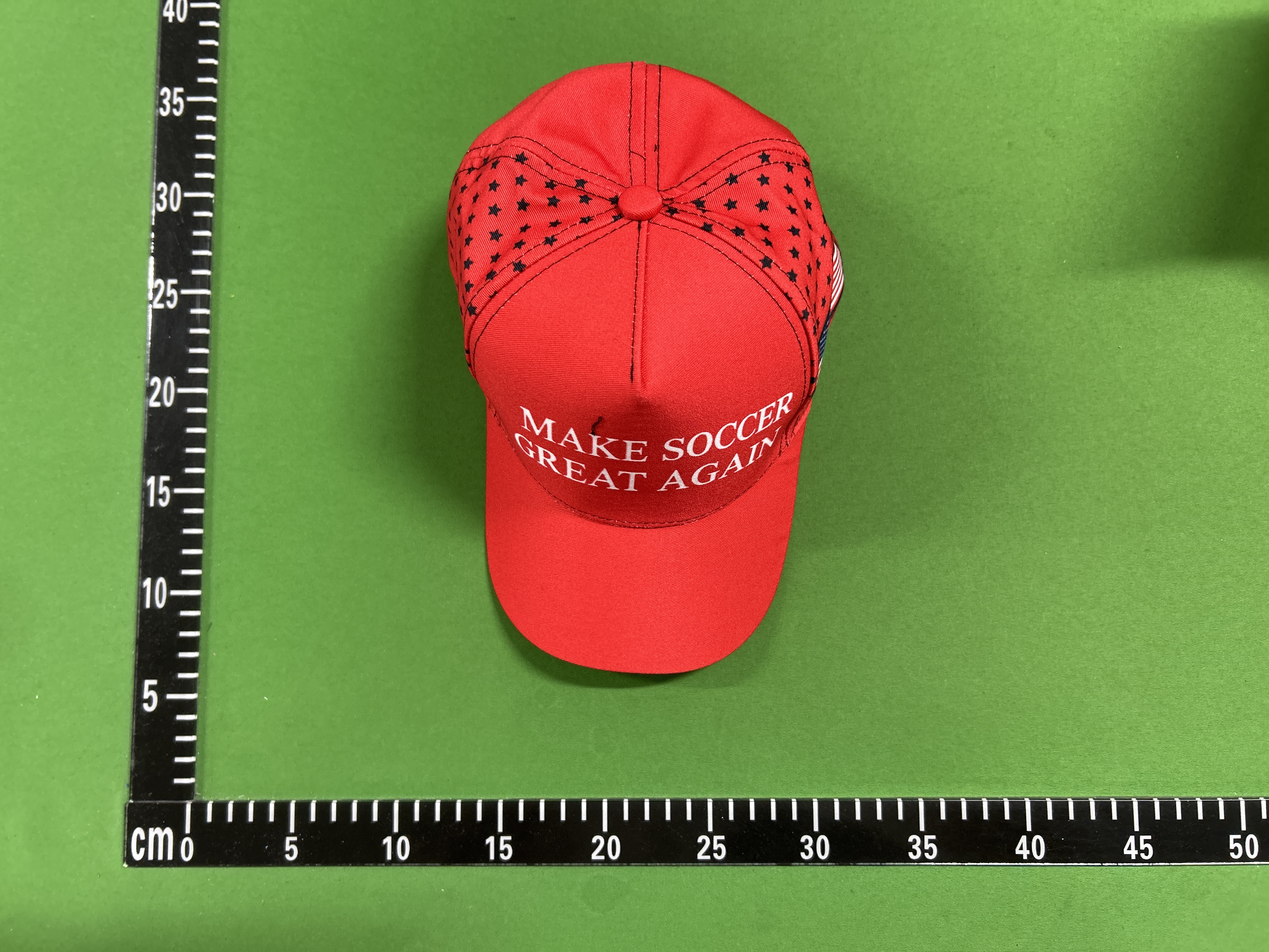 Foto QC 1 de Unbranded Make Soccer Great Again Cap Red