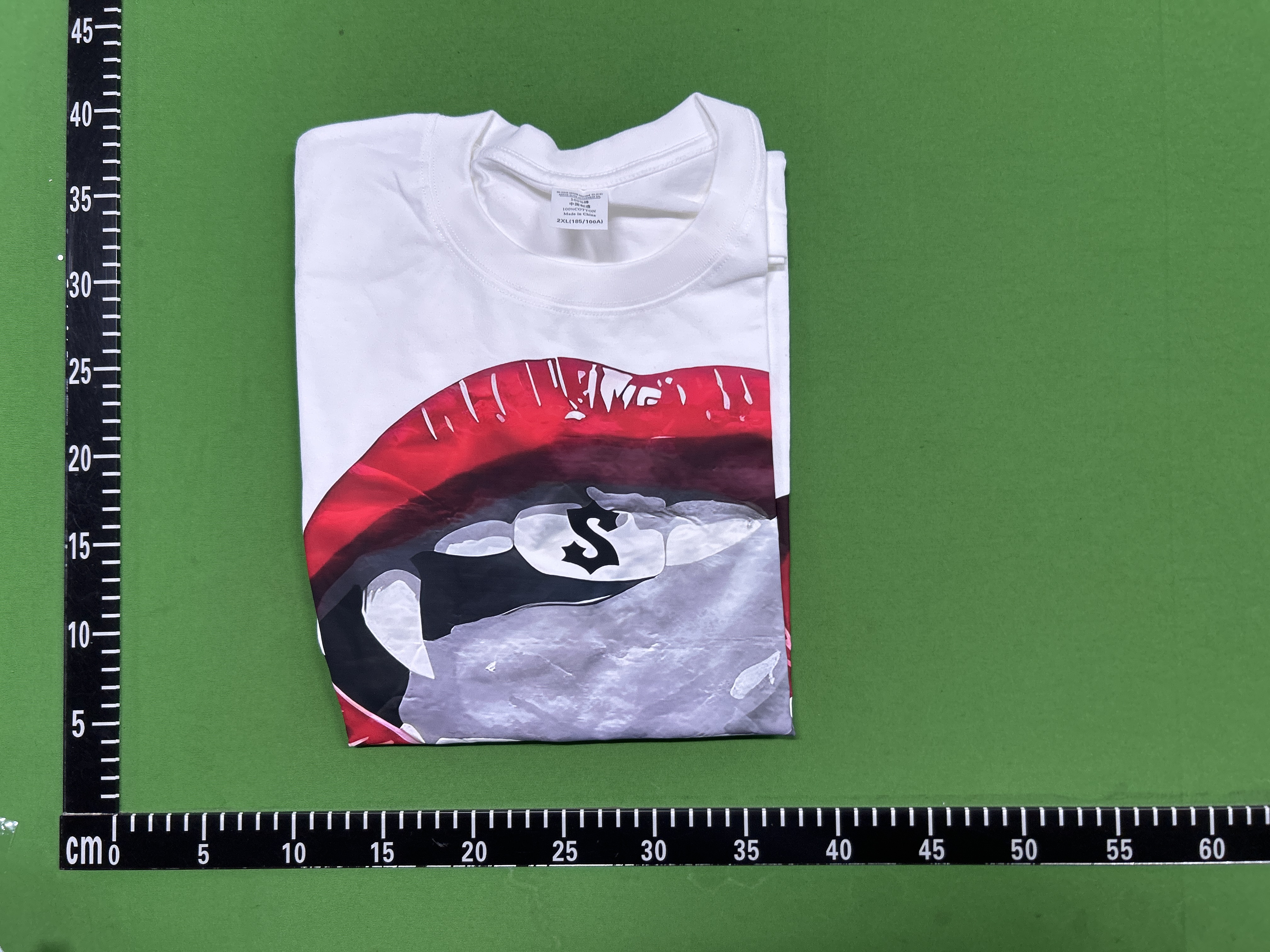 Foto QC 5 de Other Allen Iverson Graphic Print Oversized T-shirt Beige