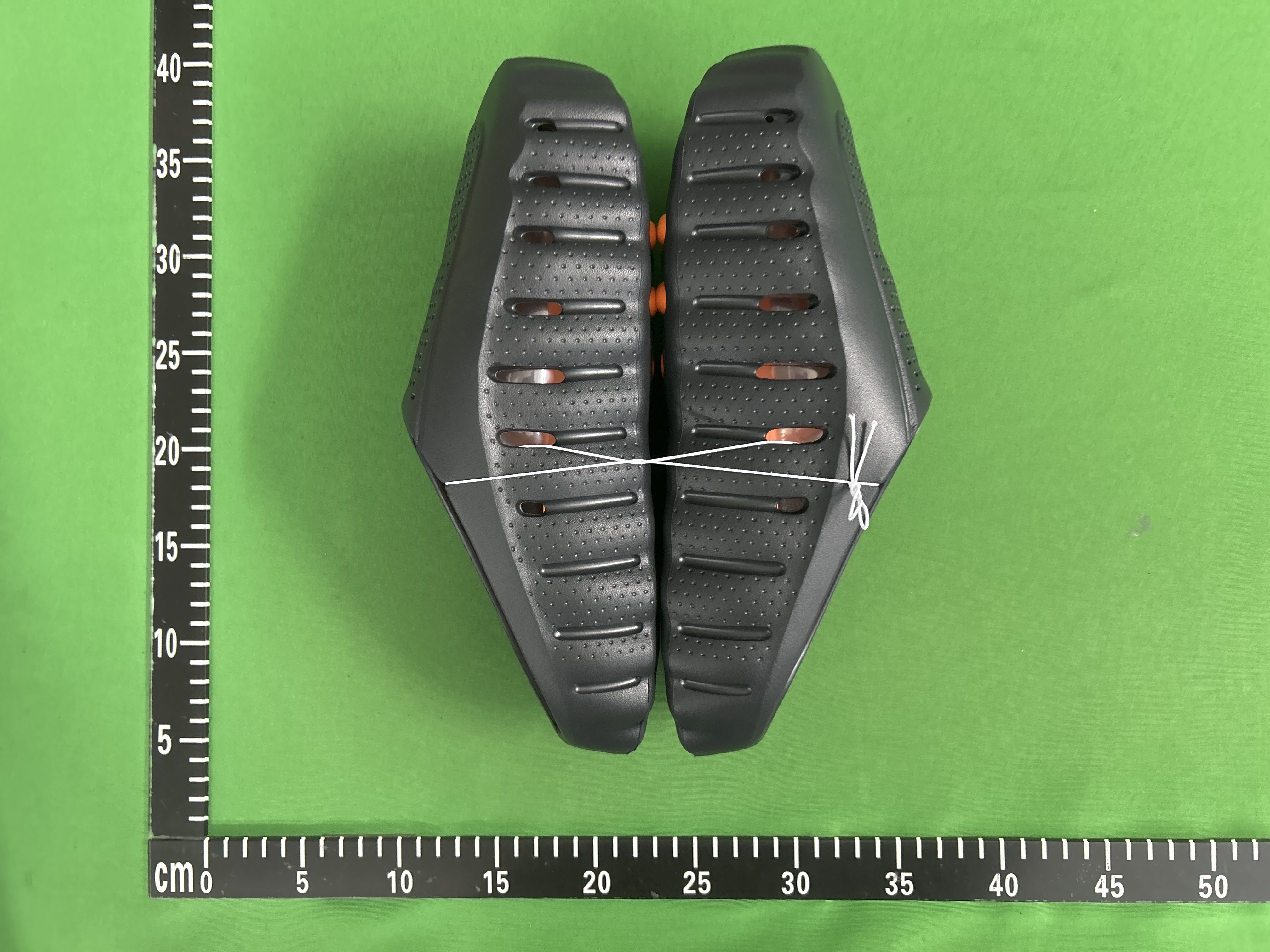 Foto QC 3 de Generic Wavy Closed-toe Slide Foam Grey Orange