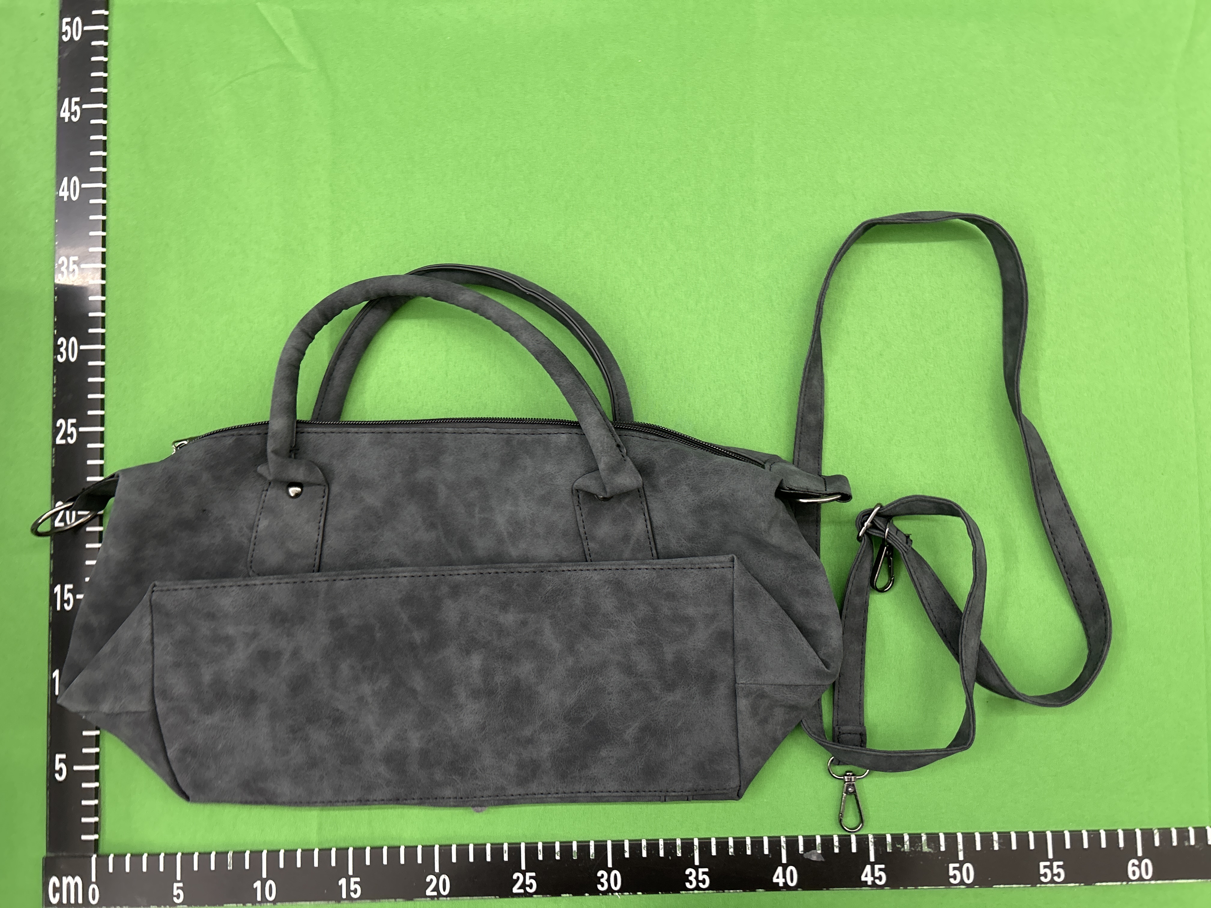 Foto QC 2 de Chrome Hearts Cross Patch Crossbody Travel Bag Black Leather