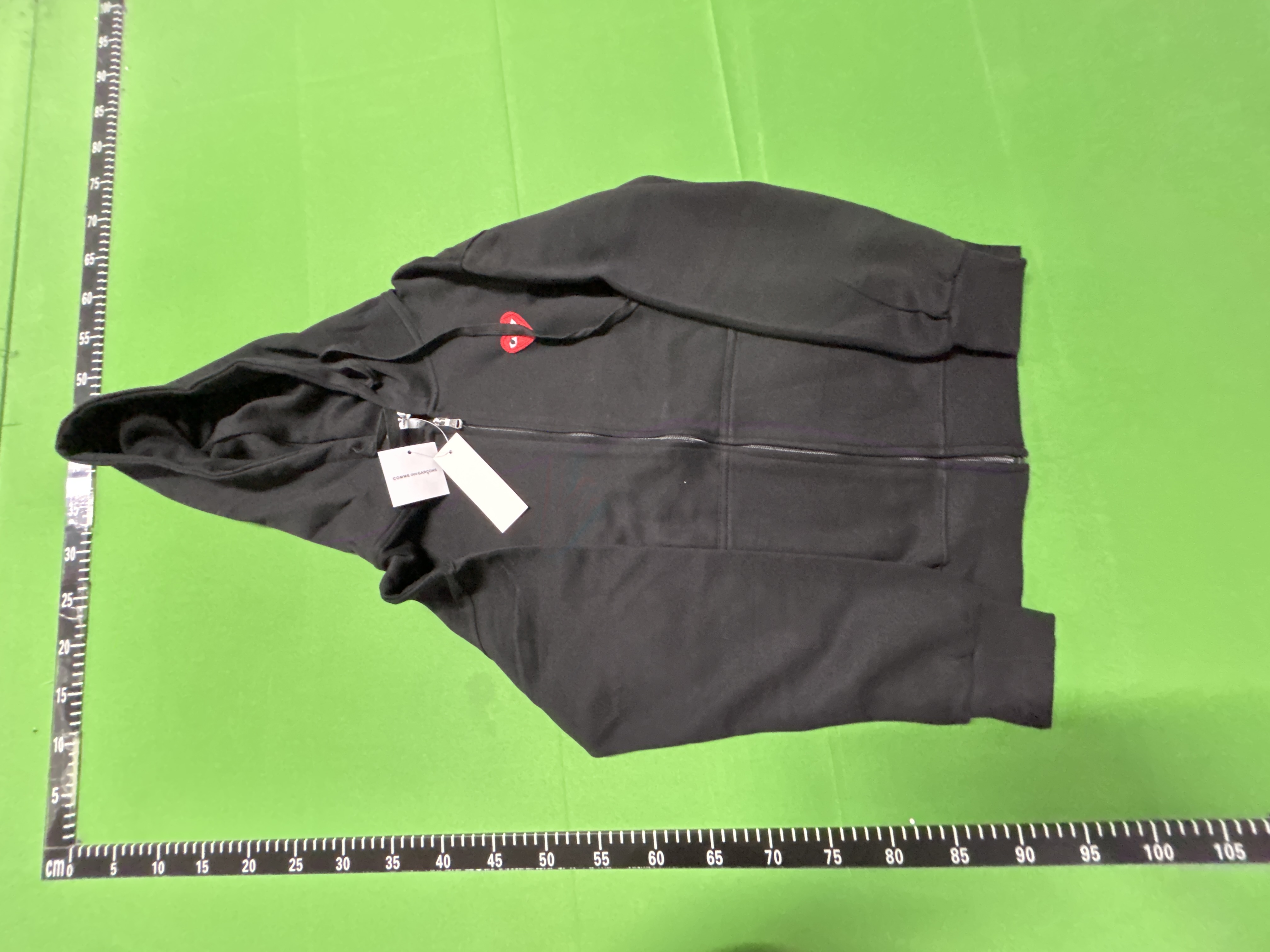 Foto QC 7 de Comme des Garçons Play Holiday Emoji Sweater Hoodie Off-White