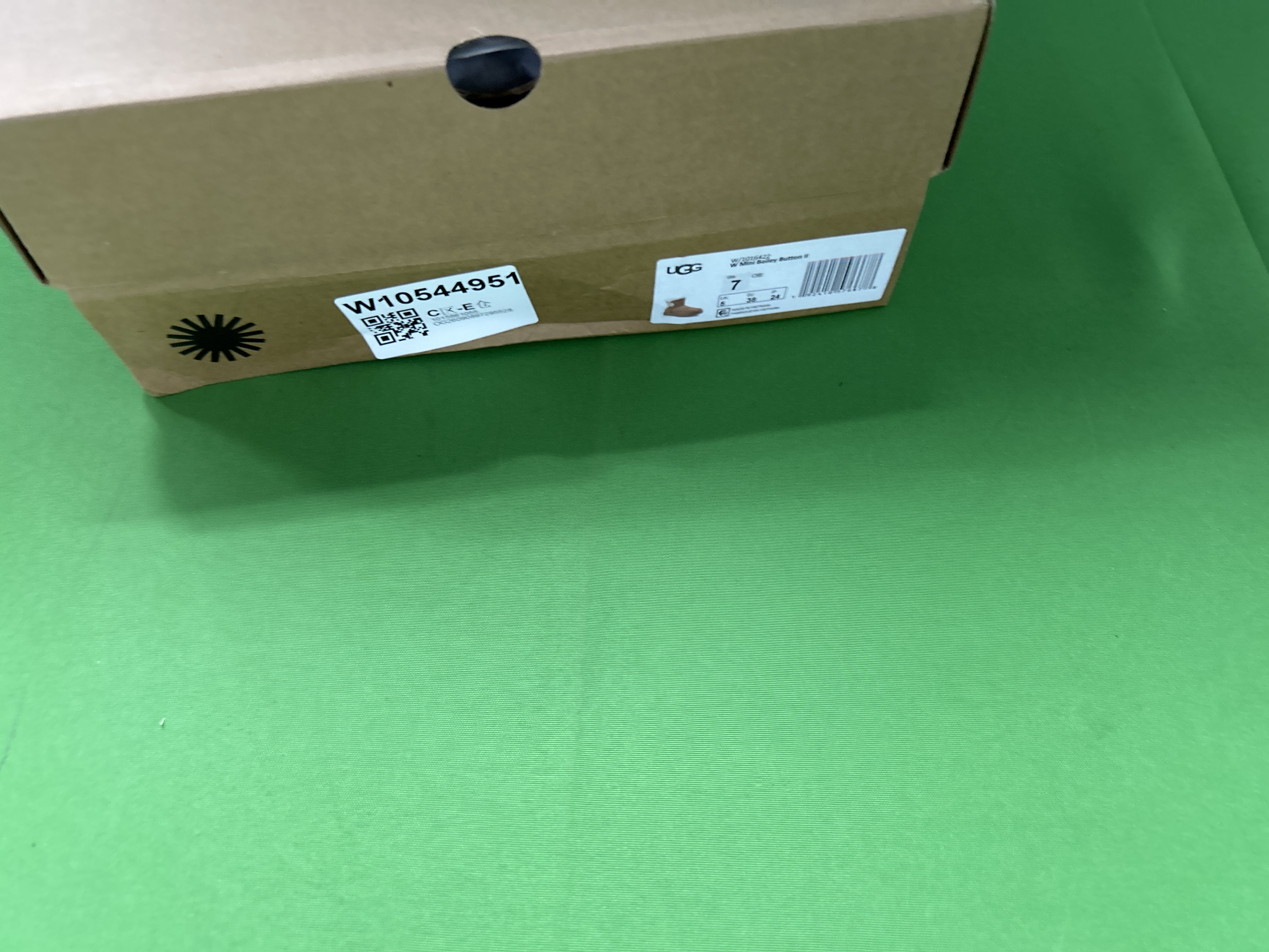 Foto QC 1 de UGG Funkette Suede Sheepskin Platform Chestnut