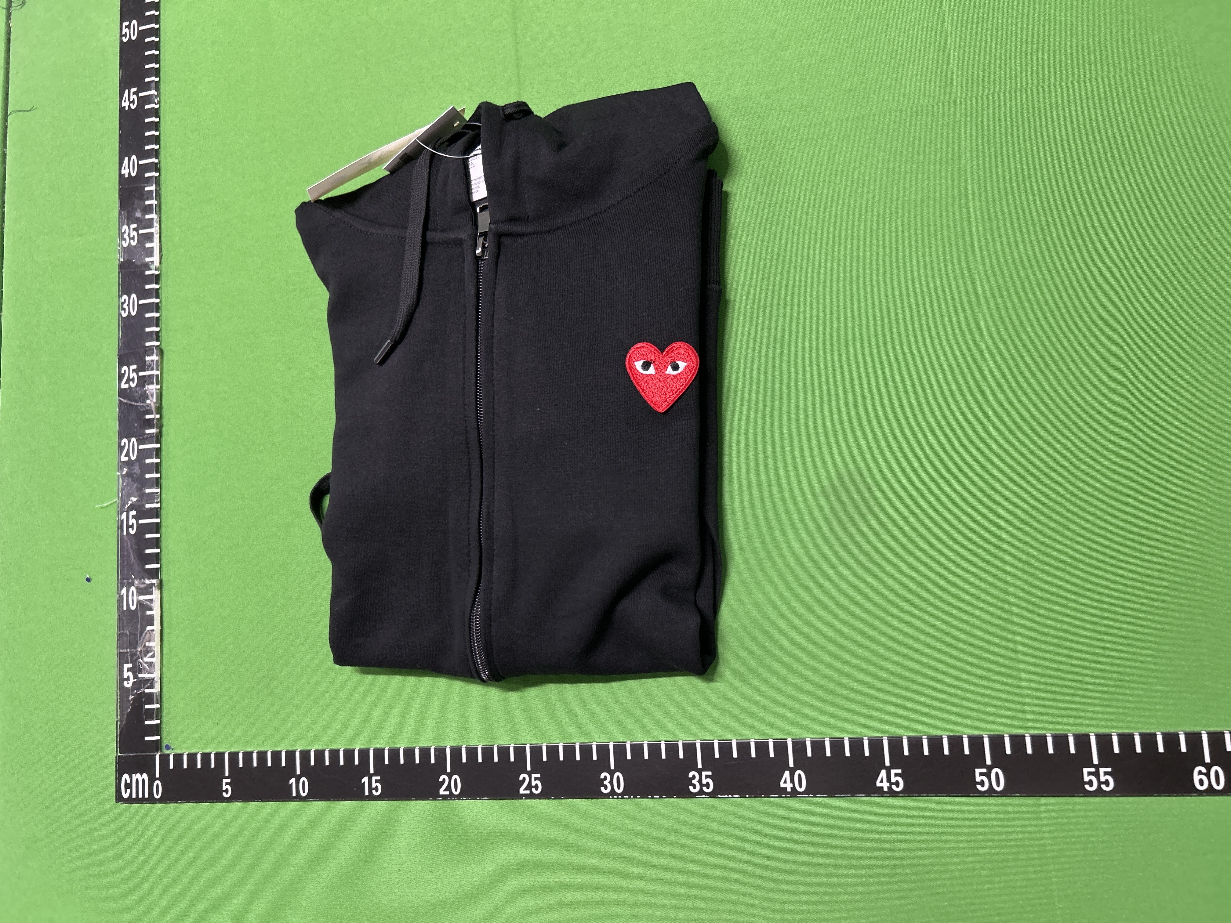 Foto QC 5 de Comme des Garçons Play Holiday Emoji Sweater Hoodie Off-White