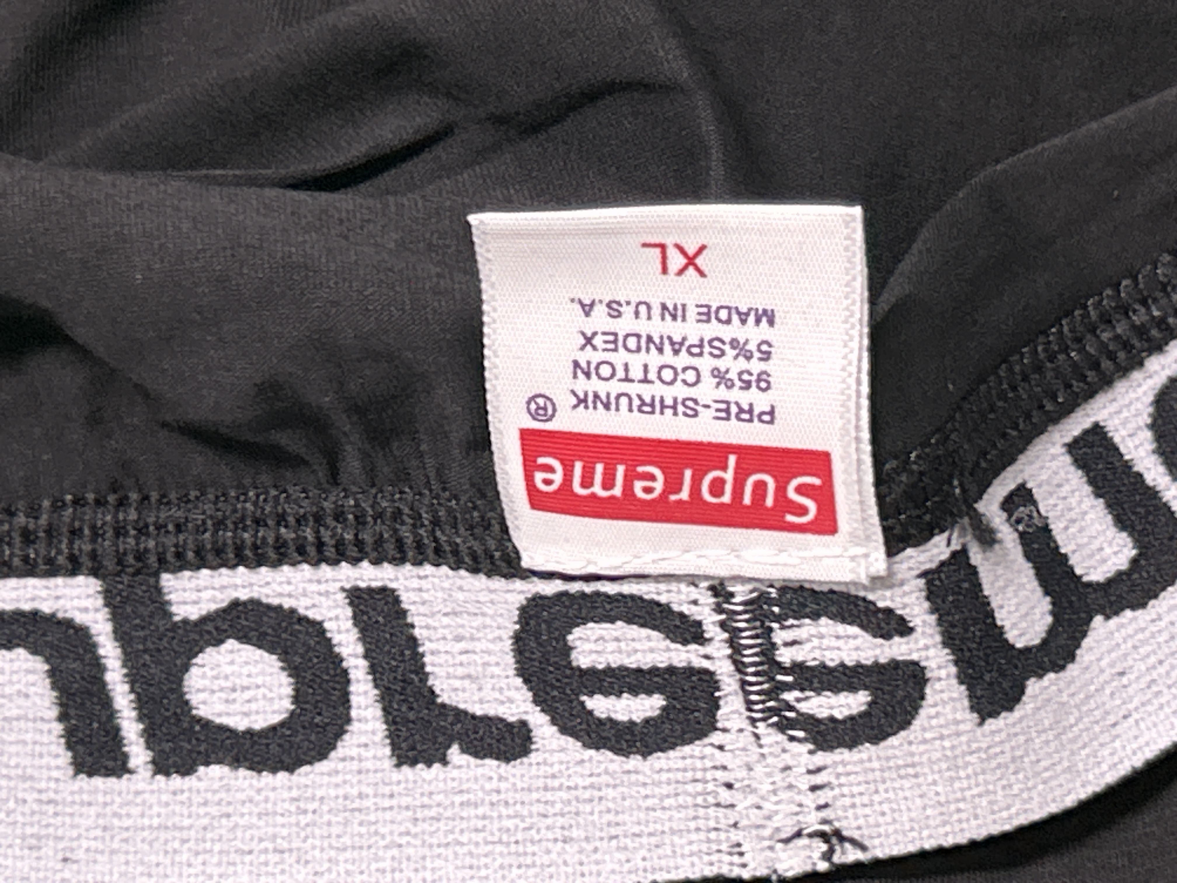 Foto QC 3 de Supreme Underwear Cotton Hanes Boxer Briefs 4 Pack White