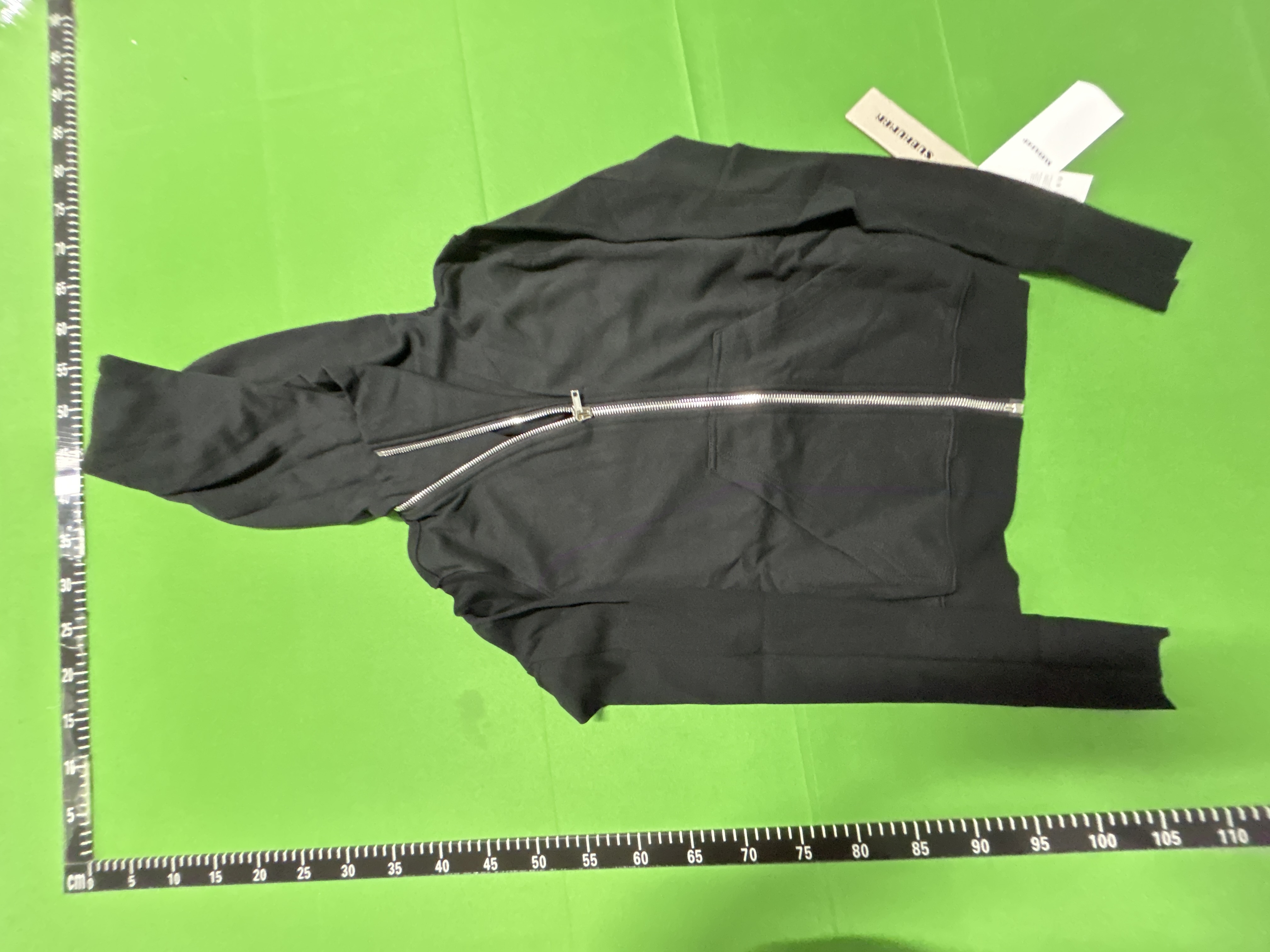 Foto QC 7 de Rick Owens Mountain Zip Sweater Black