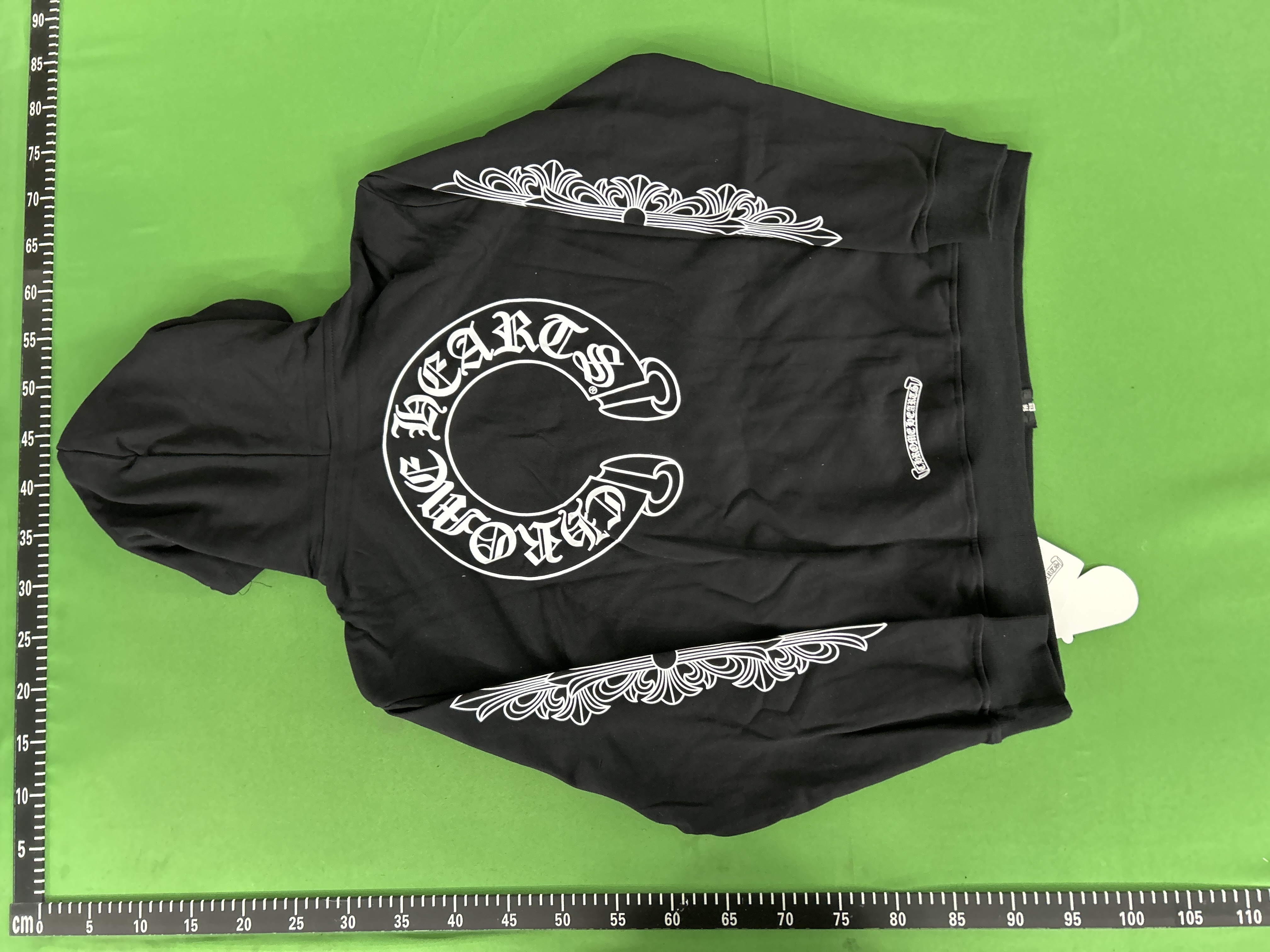 Foto QC 4 de Chrome Hearts Rolling Stones Zip Sweater Hoodie Black
