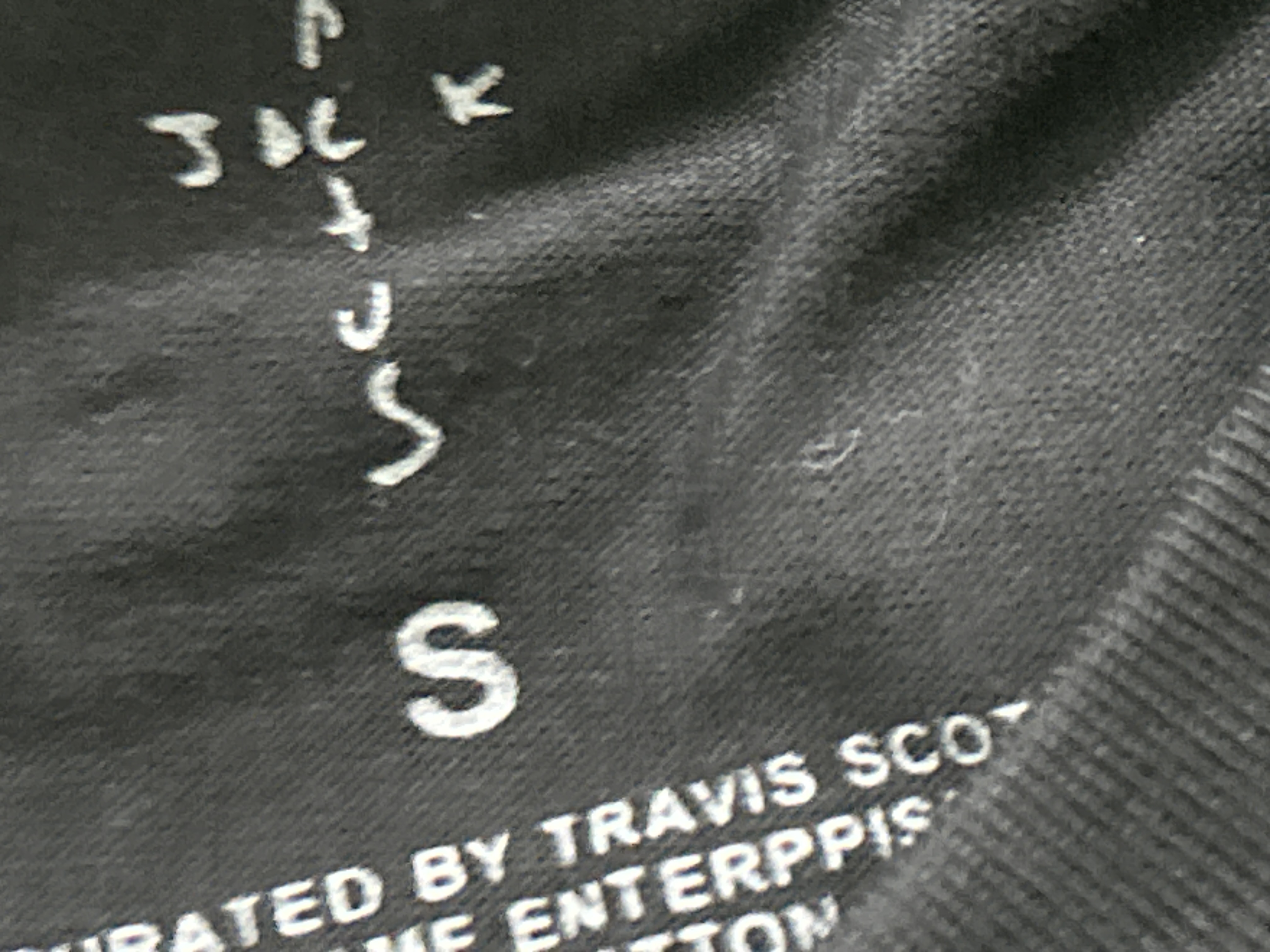 Foto QC 6 de Jordan Travis Scott T-shirt Flight Flaming Basketball Sail