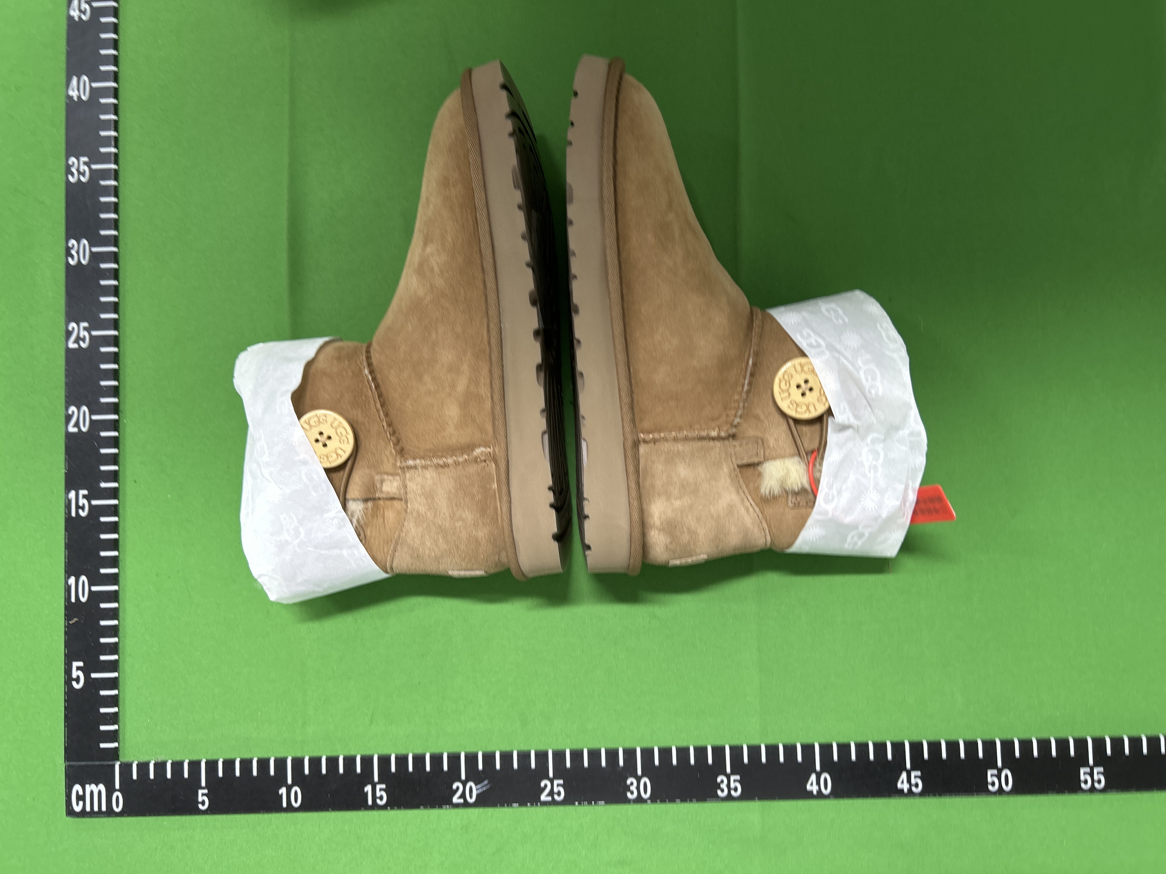 Foto QC 5 de UGG Funkette Suede Sheepskin Platform Chestnut