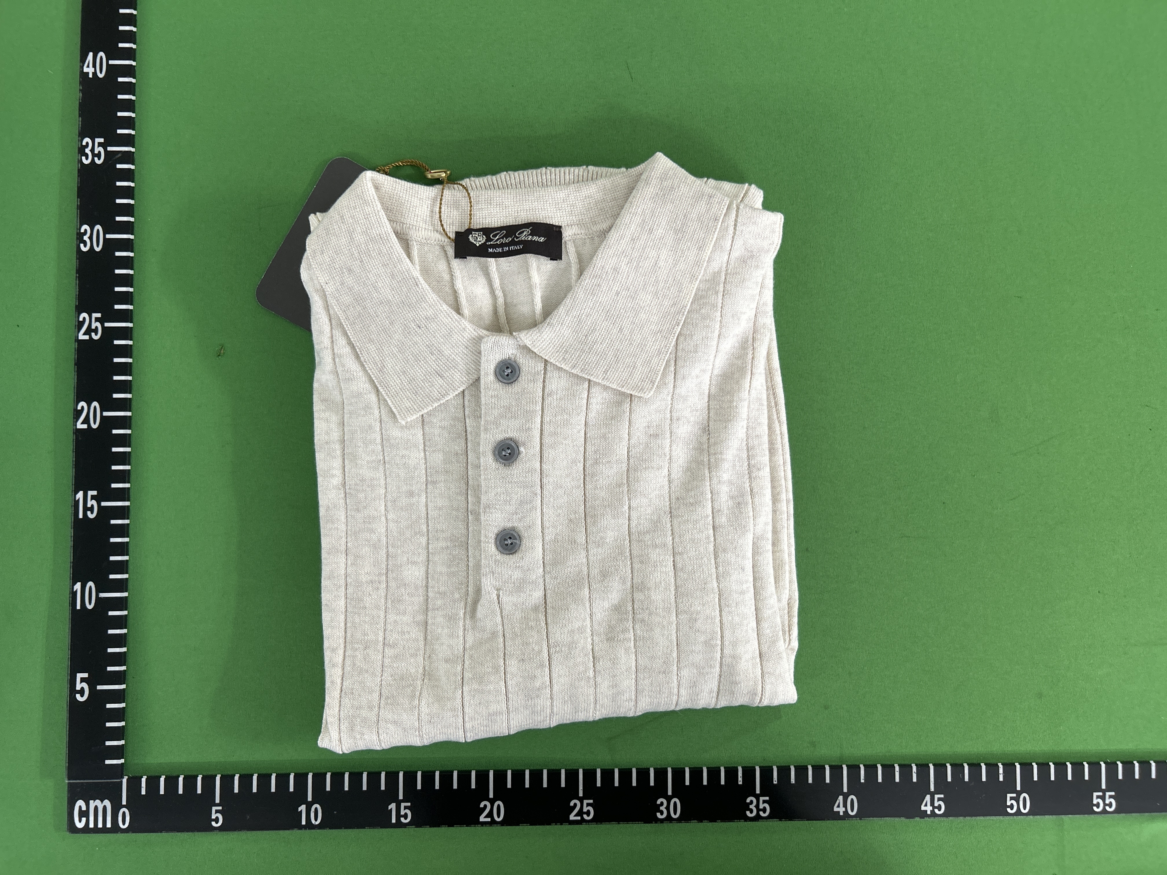 Foto QC 1 de Loro Piana Shirt Ribbed Knit Brown