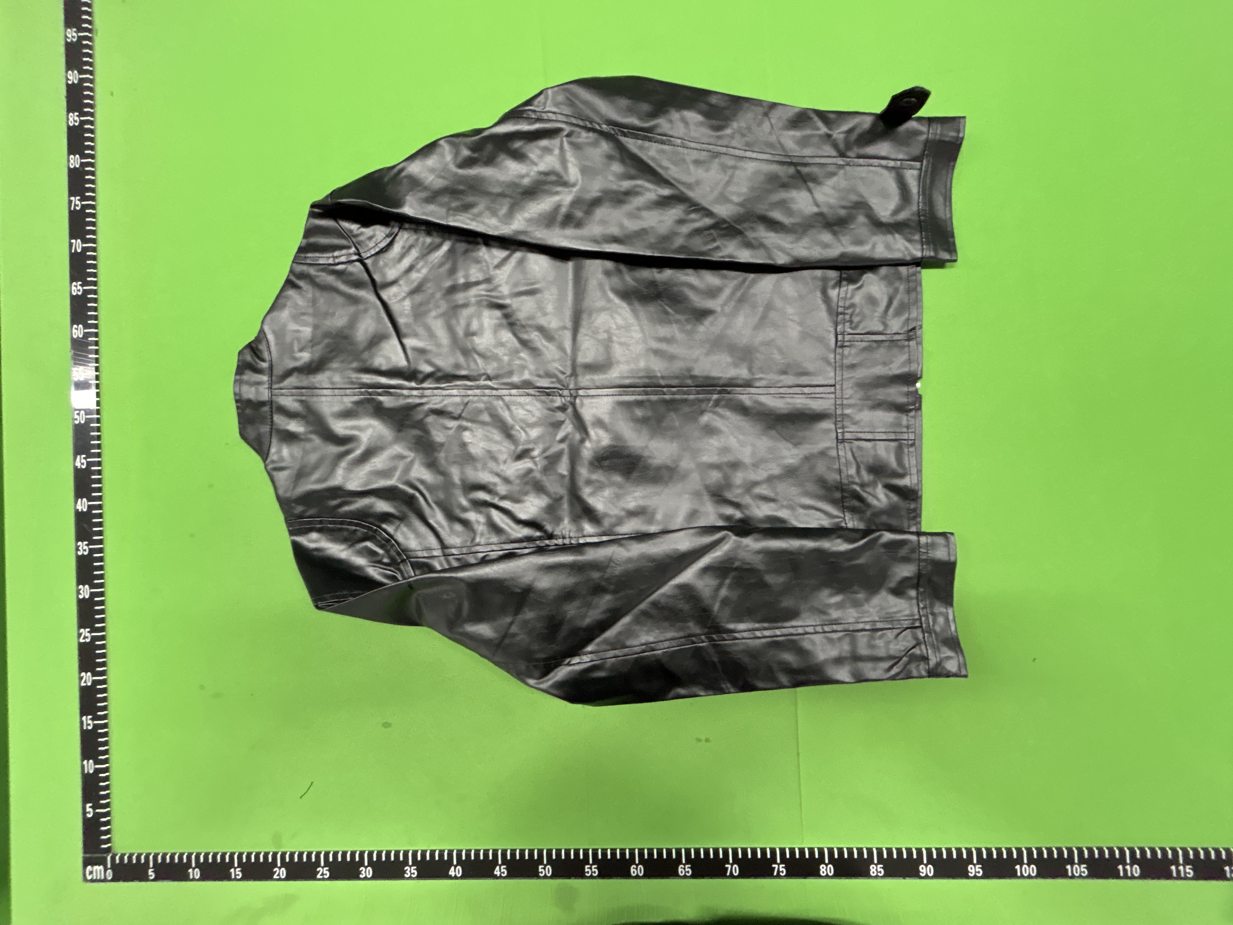 Foto QC 4 de Other Biker Jacket Stand Collar PU Leather Slim Fit Black