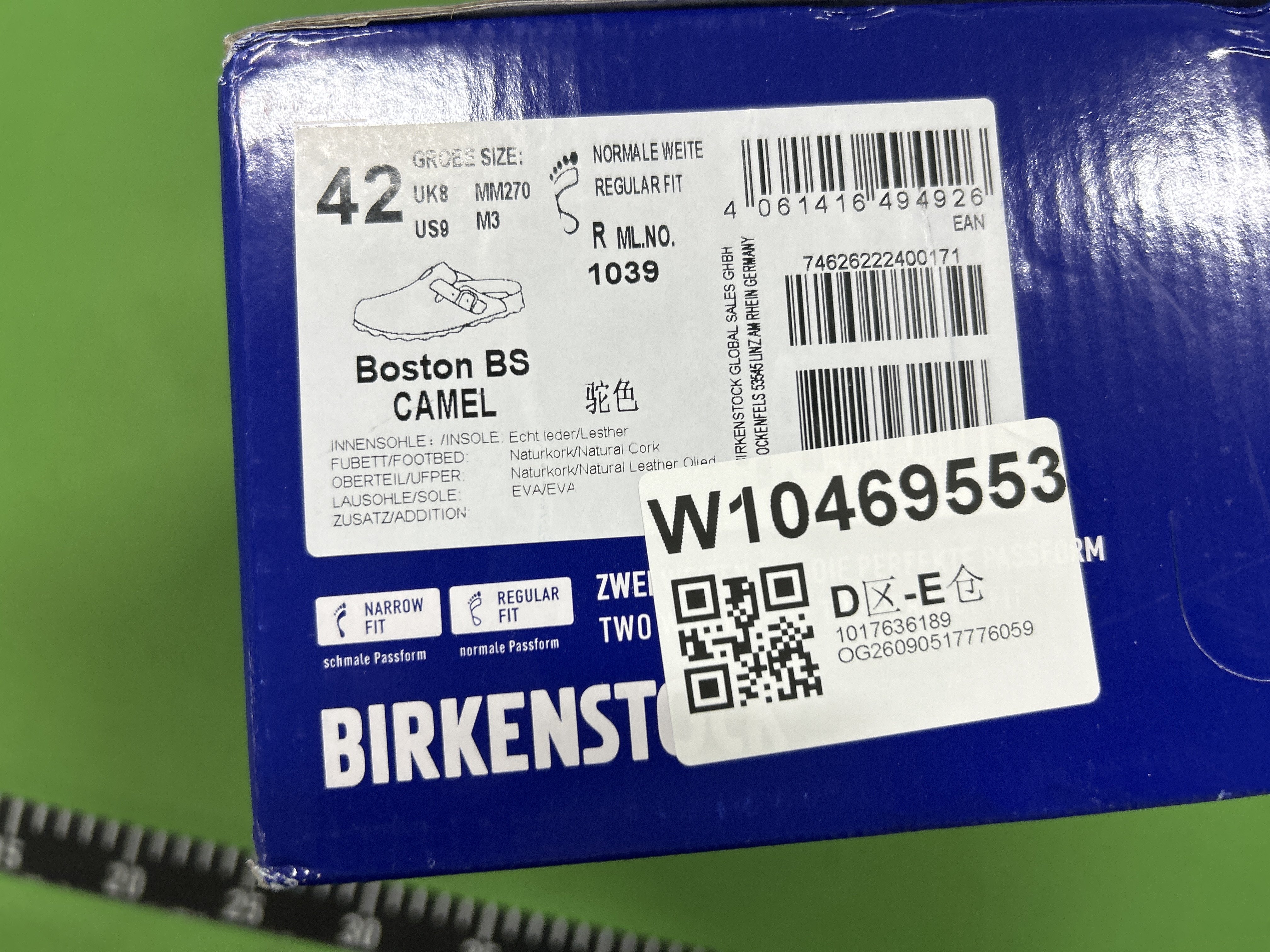 Foto QC 1 de Birkenstock Arizona Soft Footbed Suede Taupe