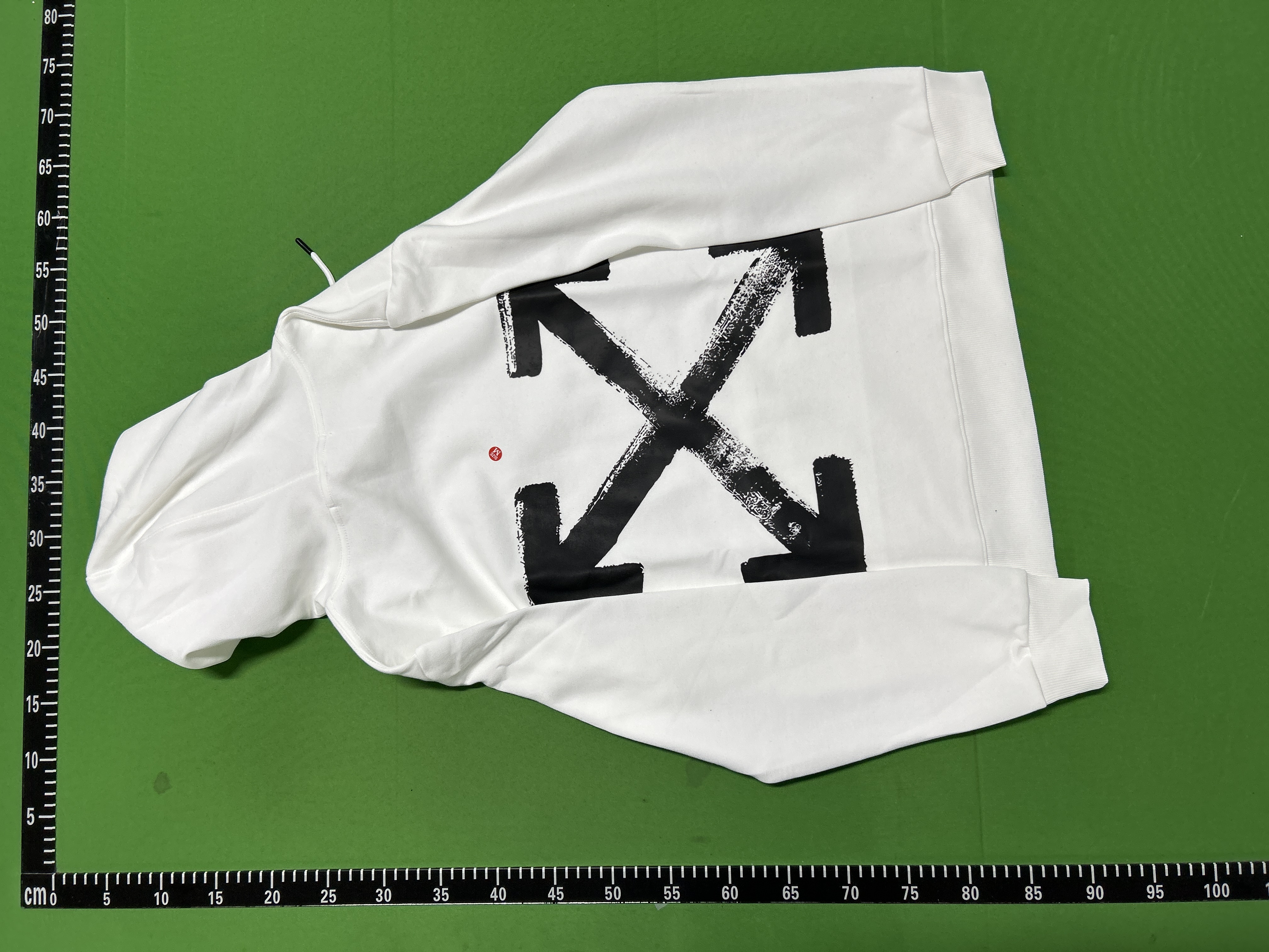 Foto QC 7 de Off-White Tape Arrows Sweater Hooded White