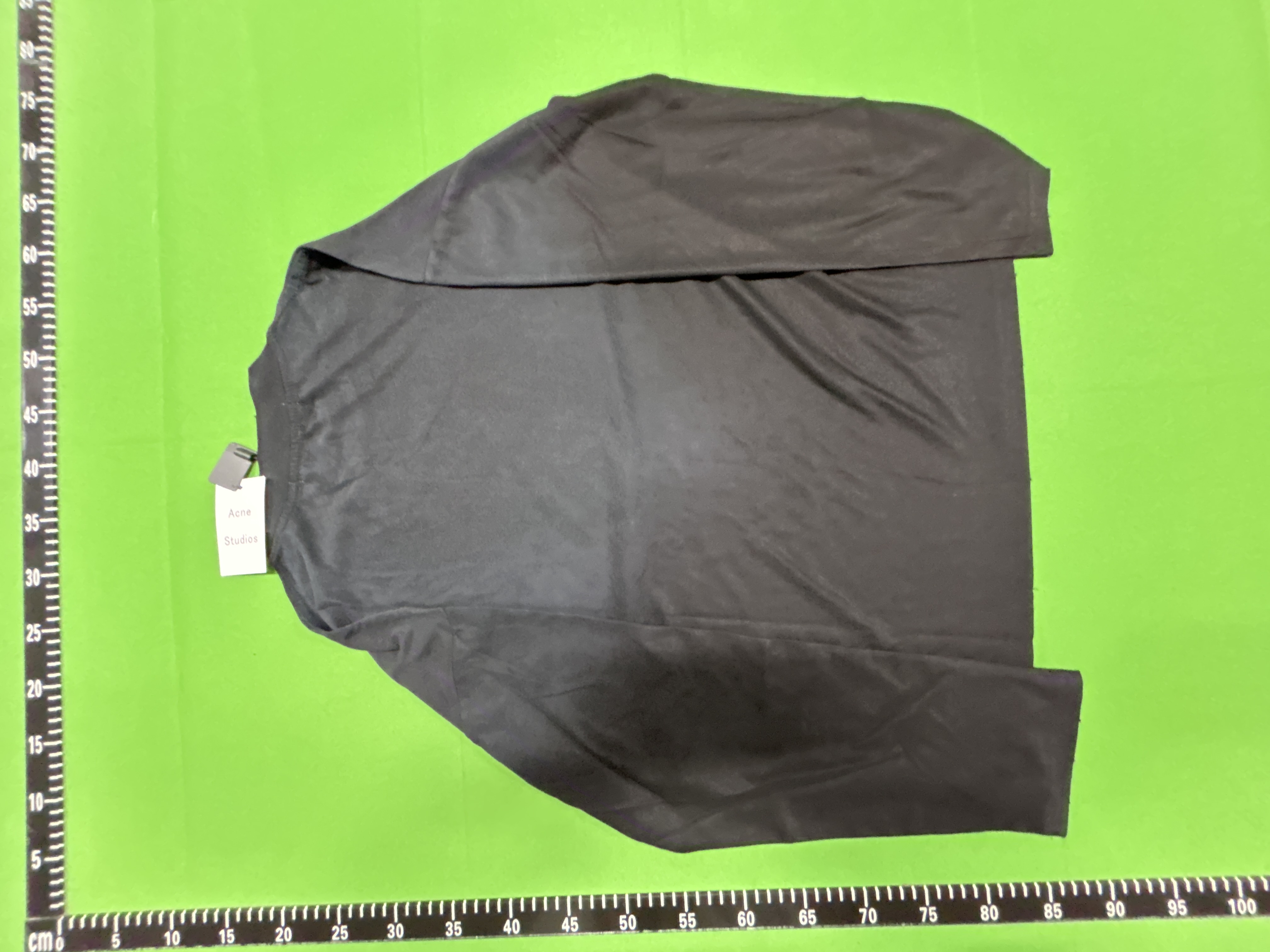 Foto QC 8 de Acne Studios T-shirt Sprayed 1996 Logo Long Sleeve Pink