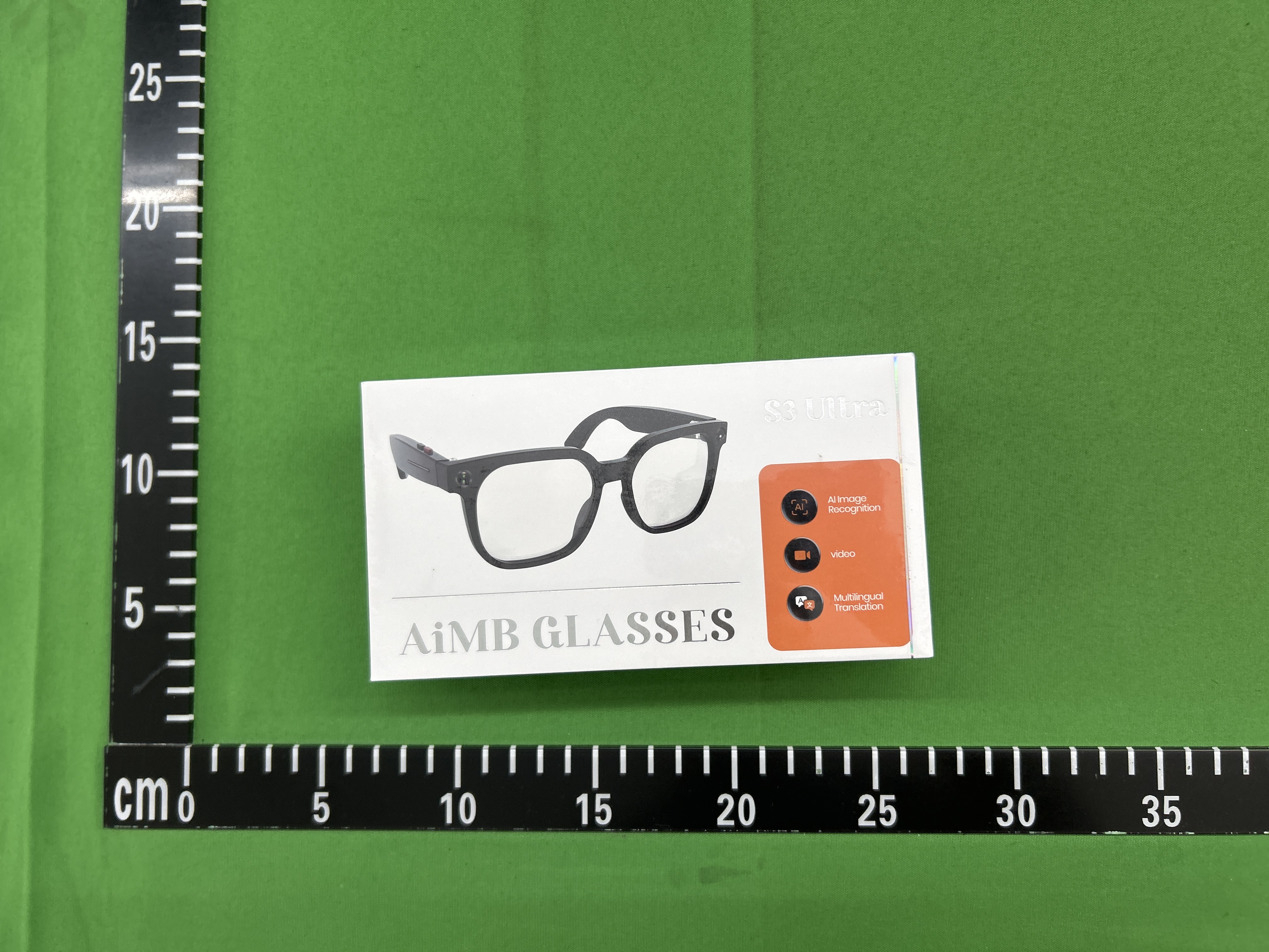Foto QC 5 de Other Square-Frame Acetate Eyeglasses Black Clear