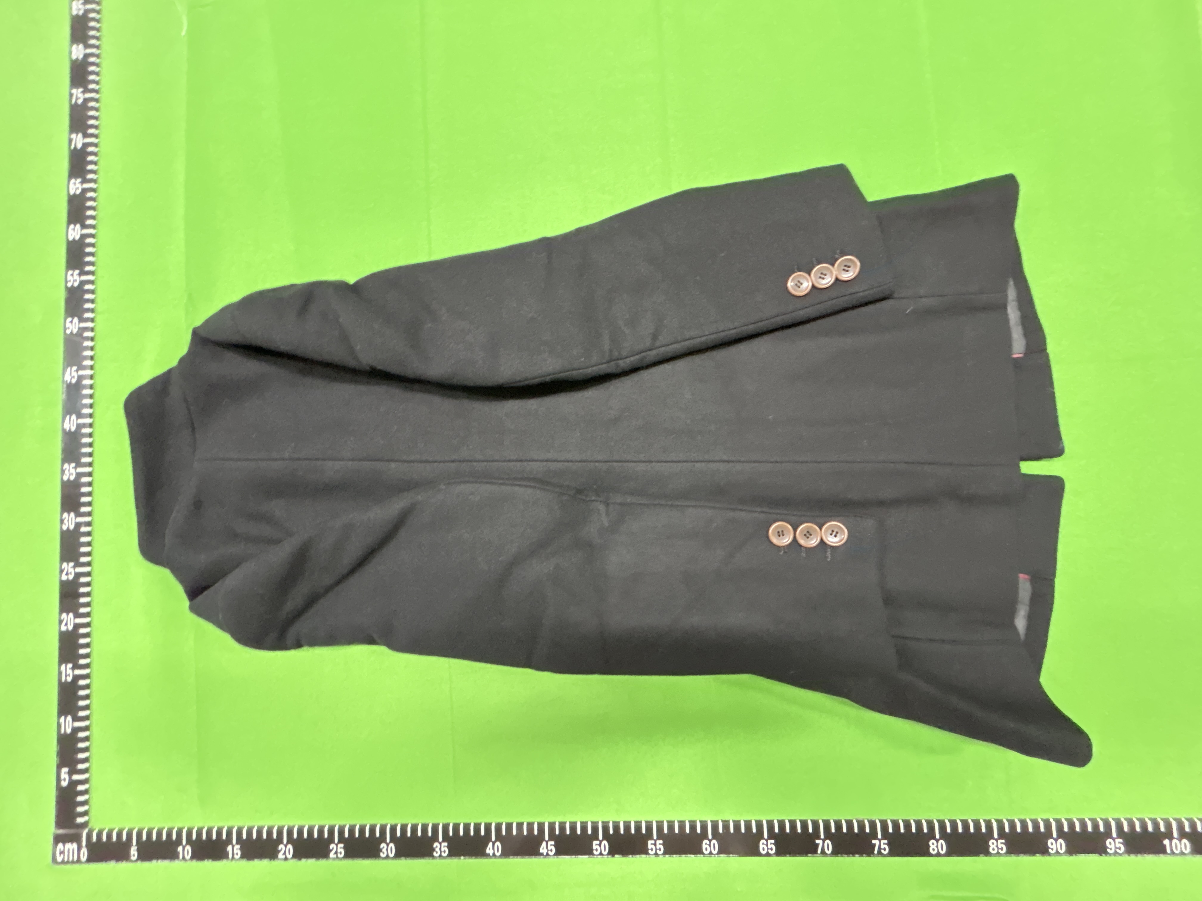 Foto QC 4 de Diesel Stand Collar Coat Jacket Wool Dark Green