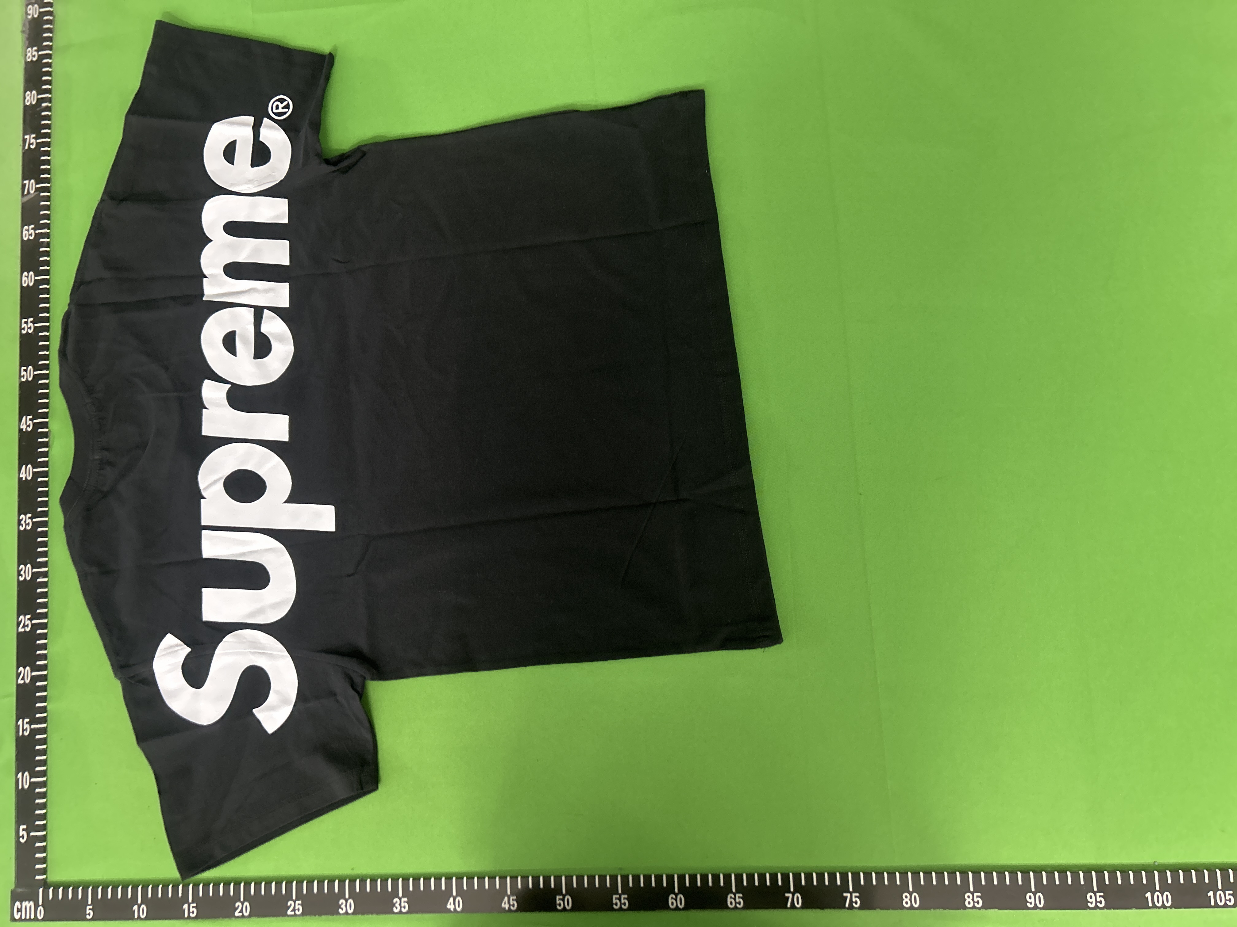 Foto QC 8 de Supreme Swarovski Box Logo T-shirt Black
