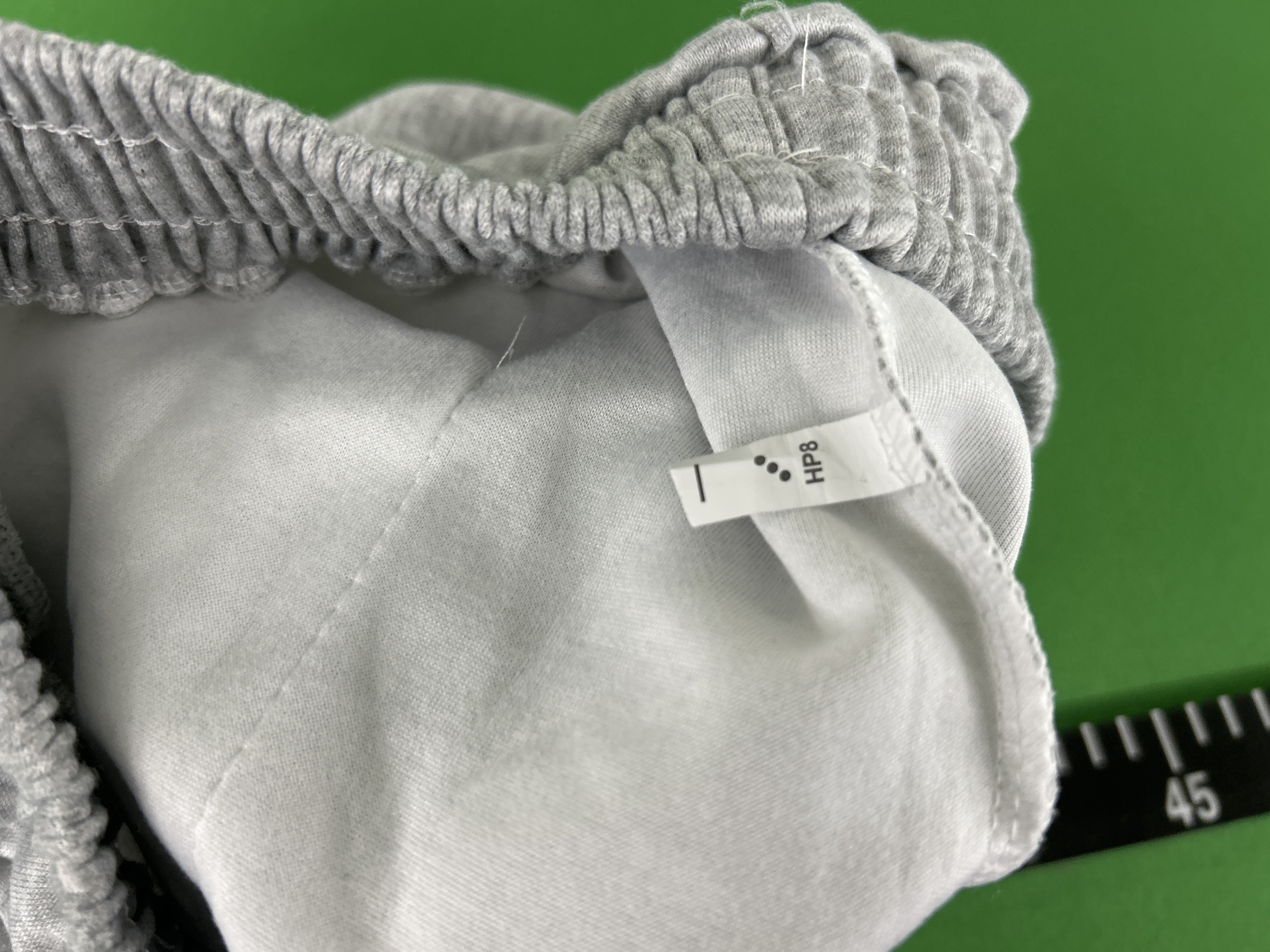 Foto QC 2 de Other Sweat Shorts Loose Y2K Graphic Heather Grey