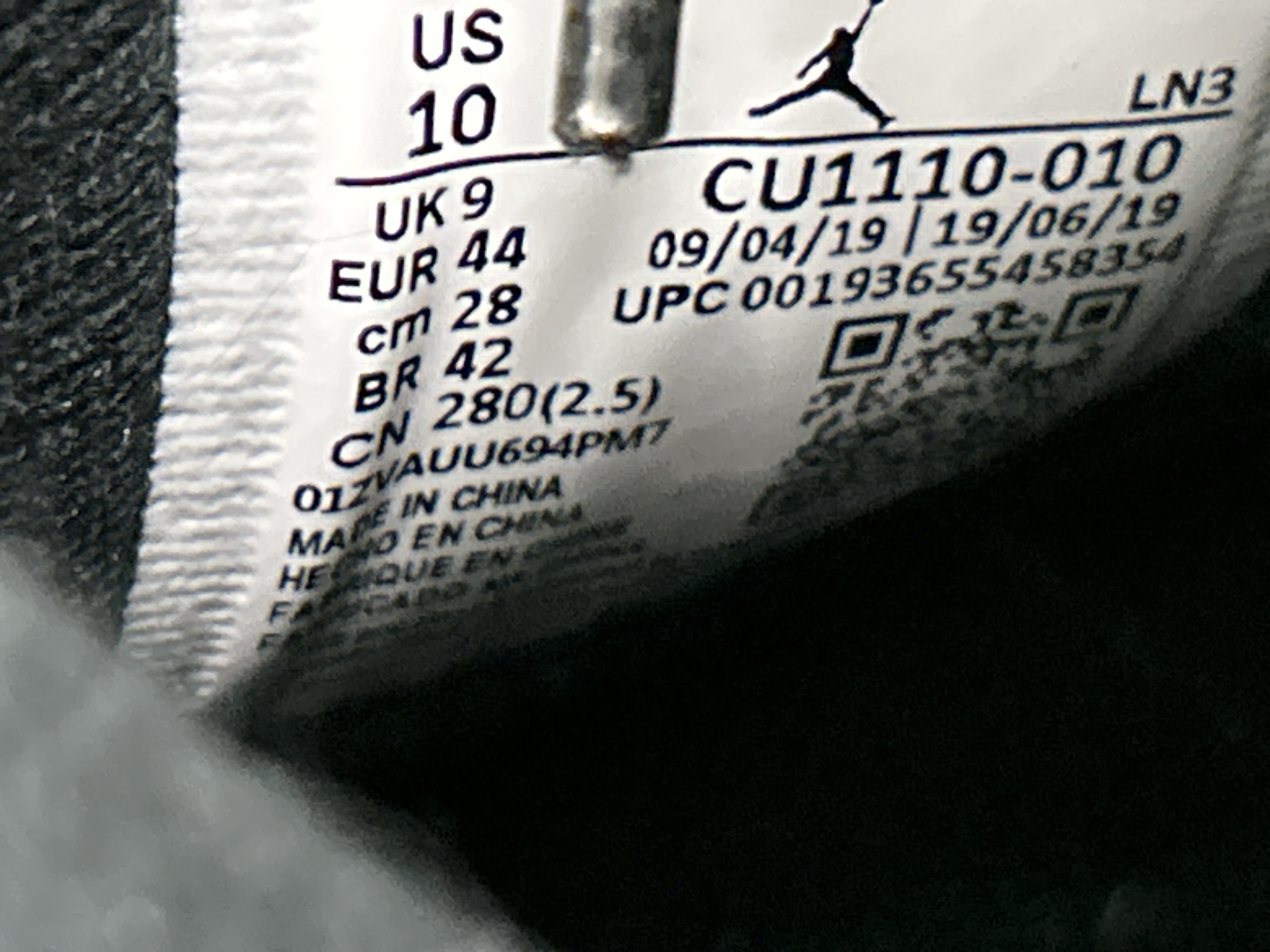 Foto QC 5 de Jordan 4 Retro Black Cat CU1110-010