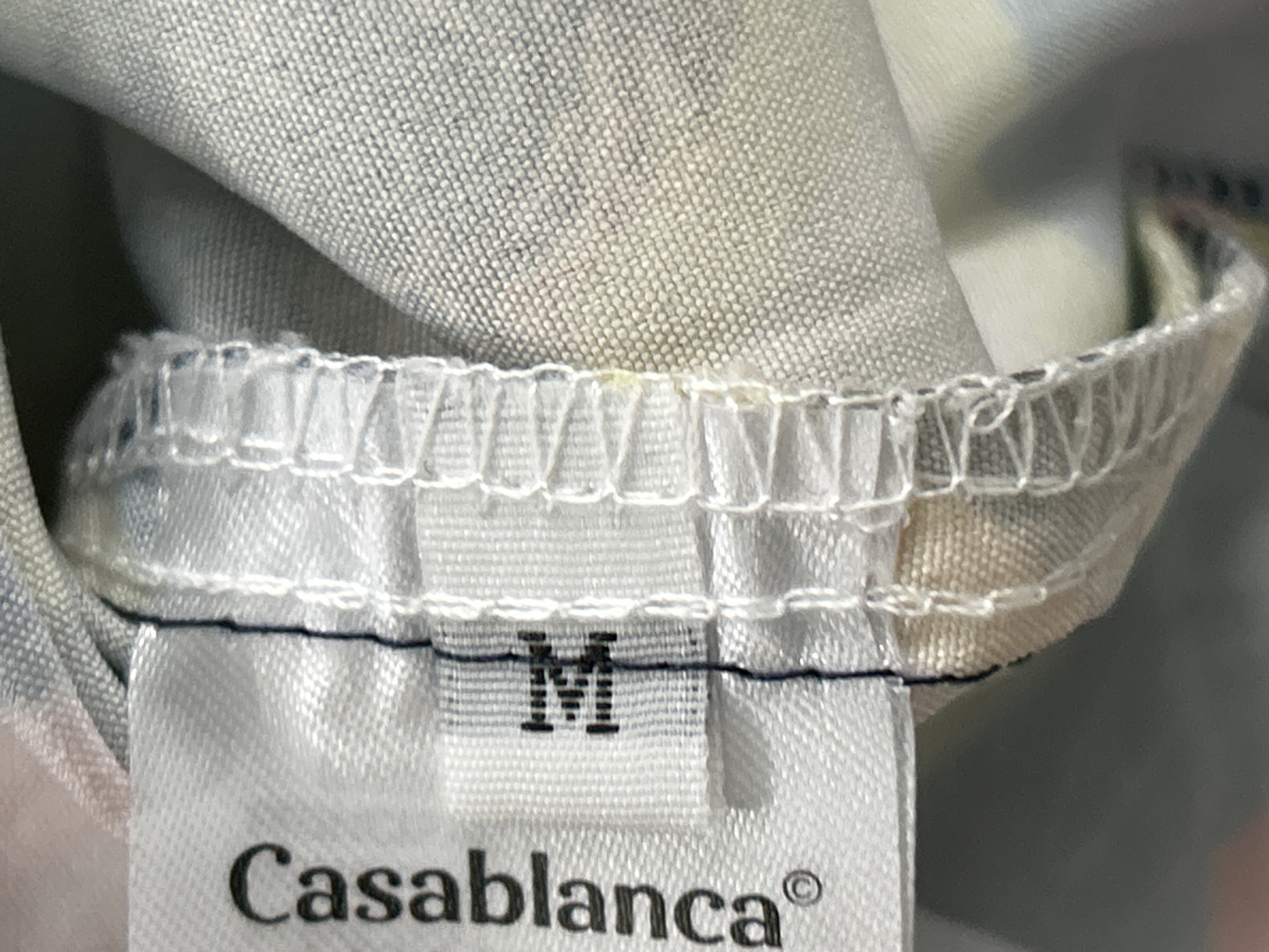 Foto QC 4 de Casablanca Shirt Lost Angels Print White