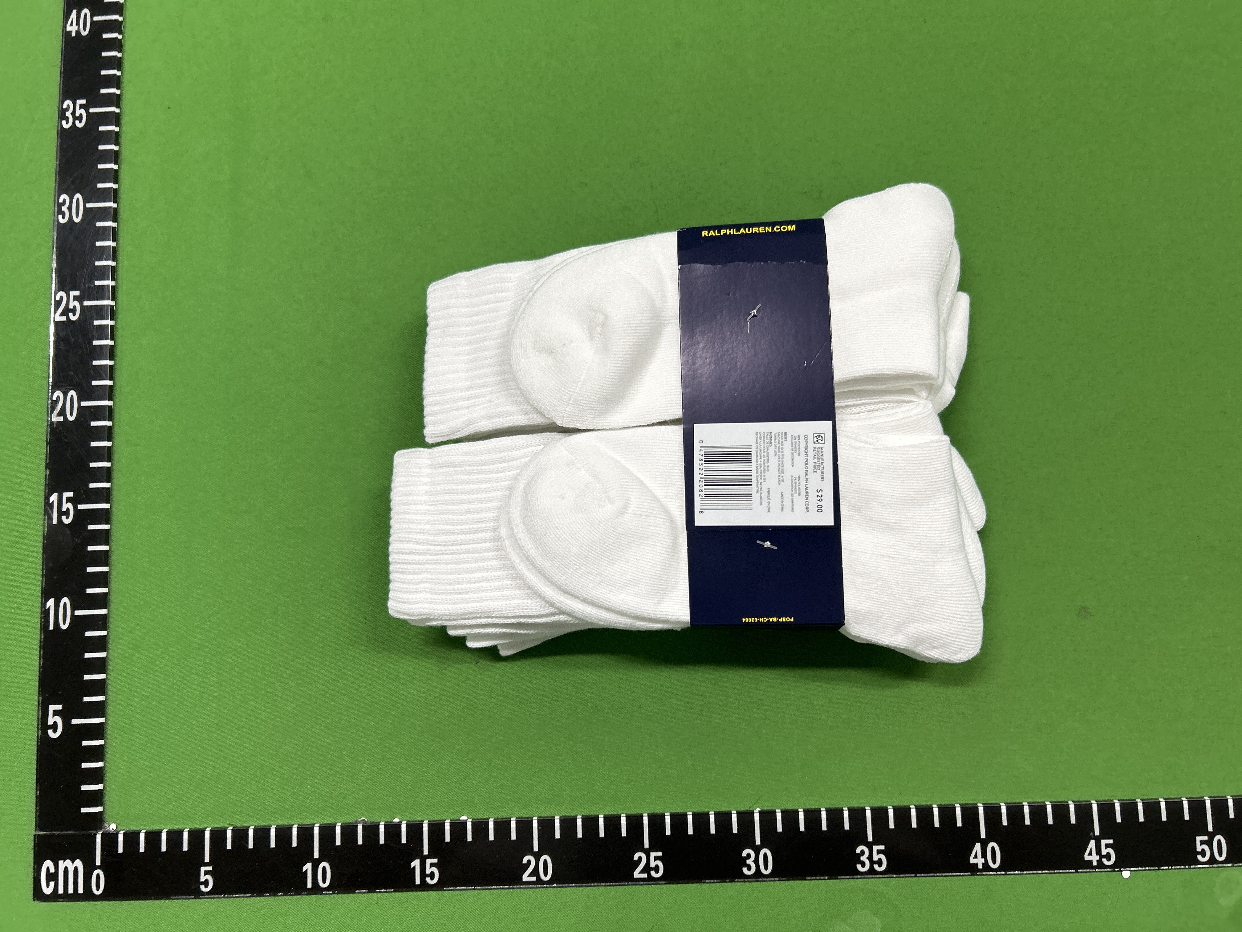 Foto QC 8 de Polo Ralph Lauren Technical Sport Crew Socks 6-Pack Black White