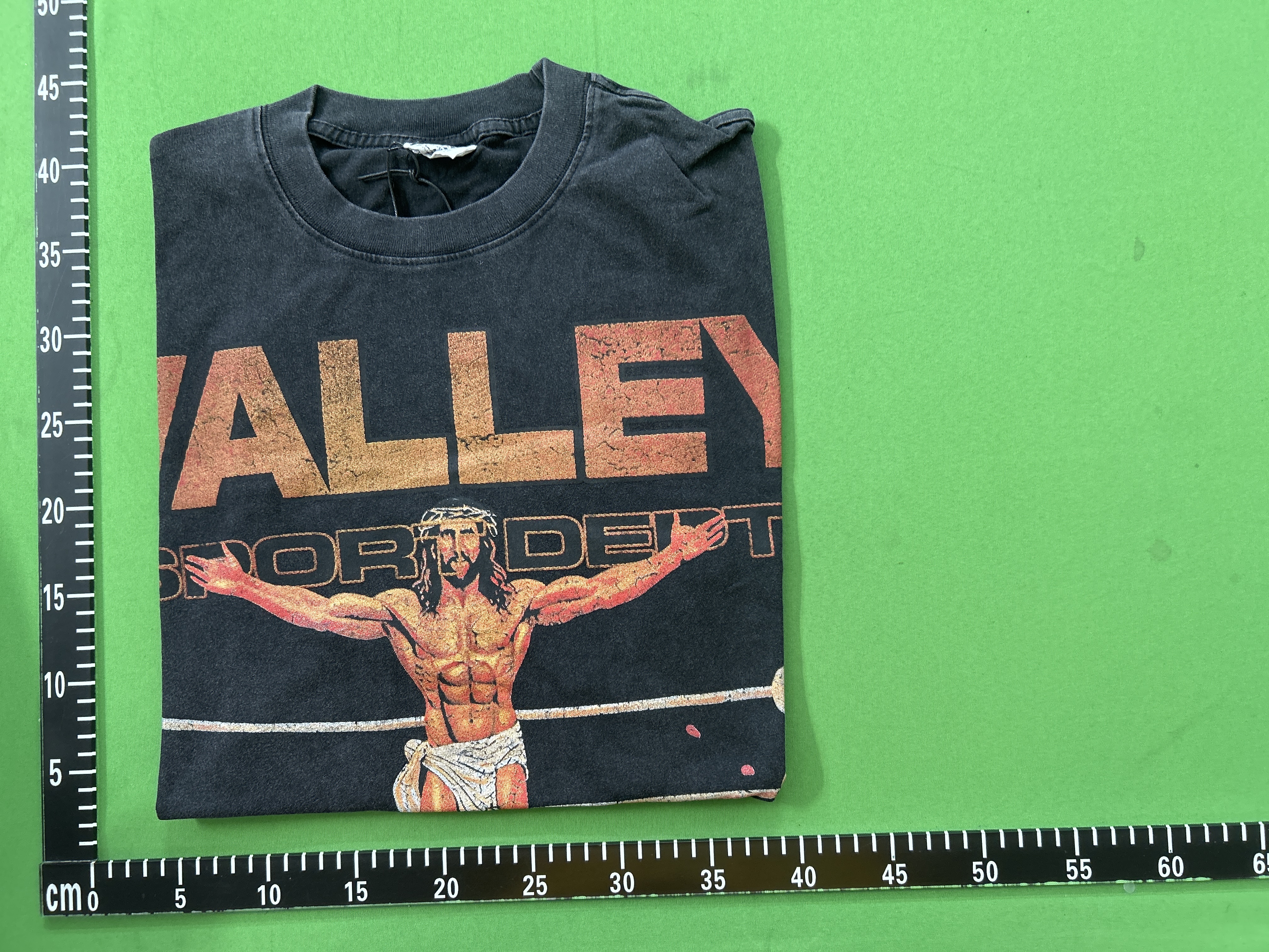 Foto QC 1 de Valedreams Mike Tyson Summer Fest T-shirt World Boxing VS Everybody Print Washed Black