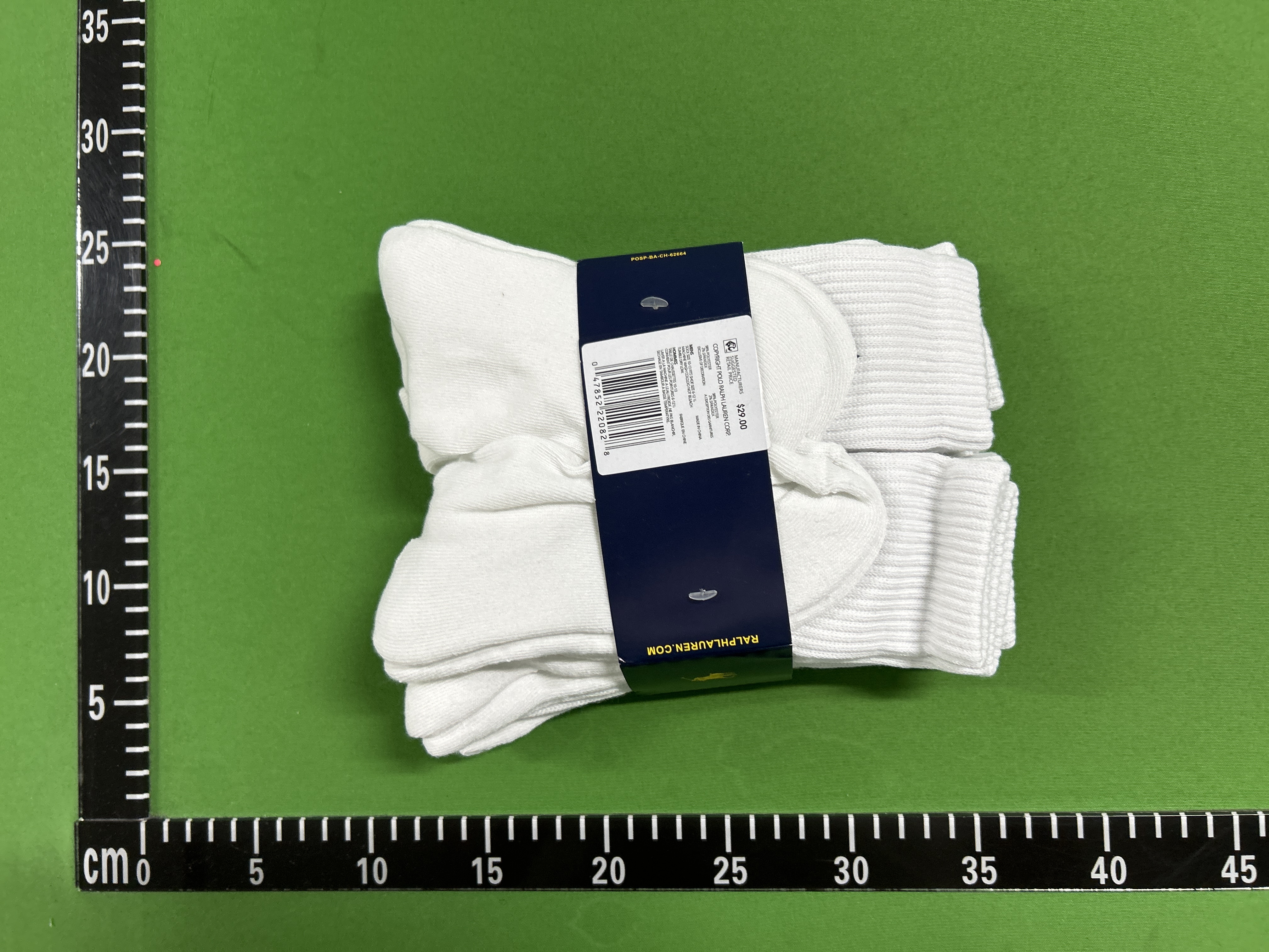 Foto QC 7 de Polo Ralph Lauren Technical Sport Crew Socks 6-Pack Black White