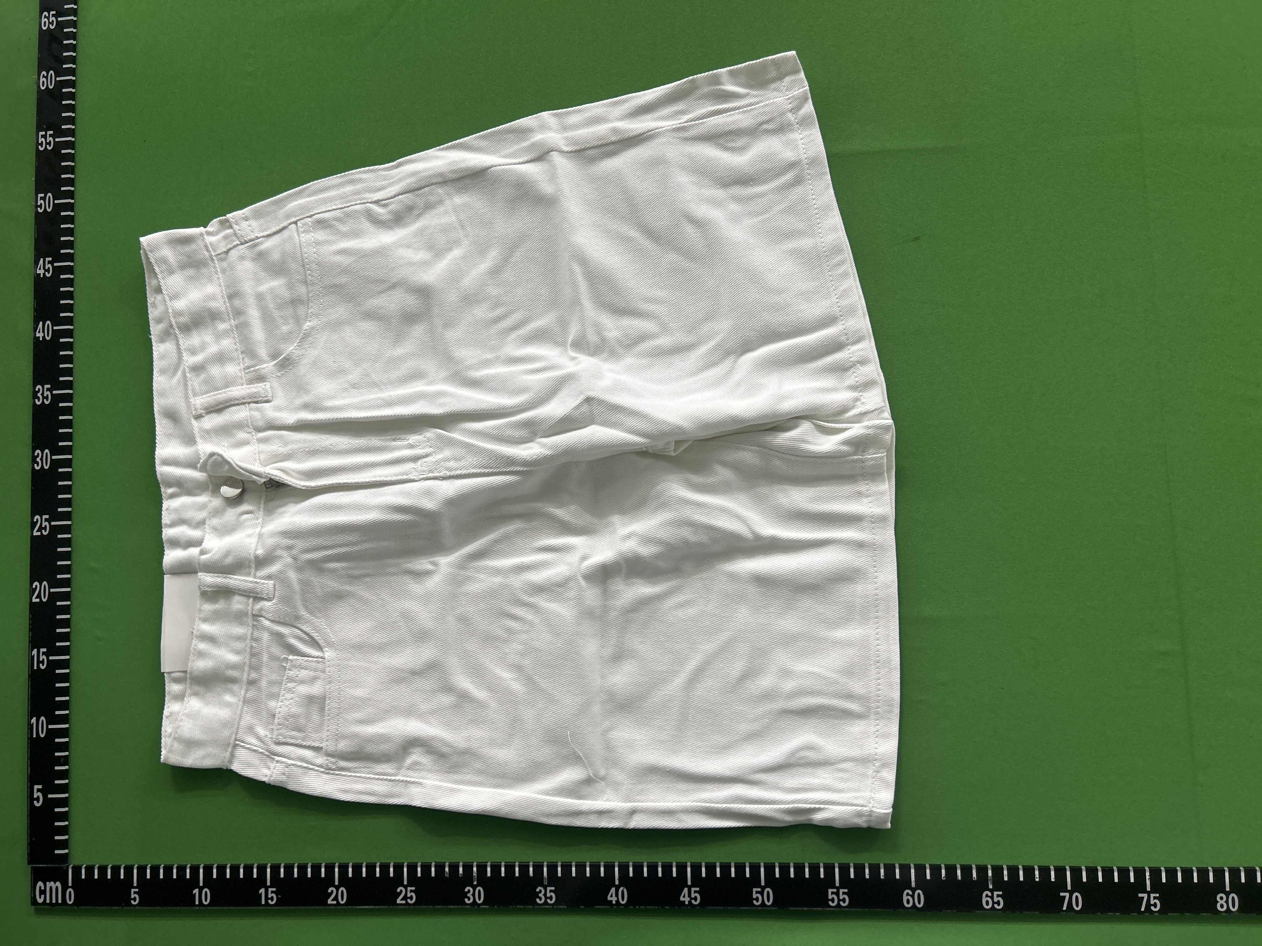 Foto QC 6 de Other Denim Shorts Retro Loose White