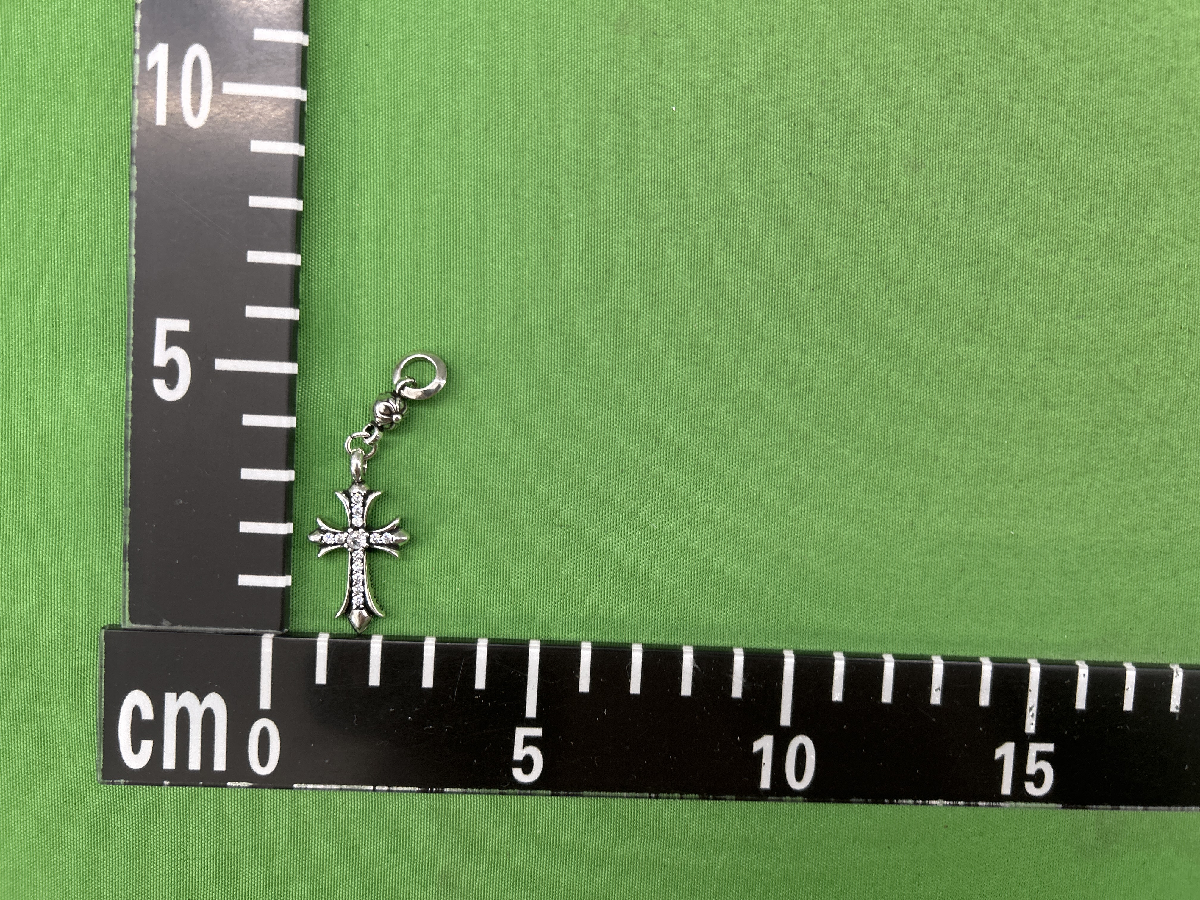 Foto QC 6 de Chrome Hearts Cross Pendant Necklace Metal Silver