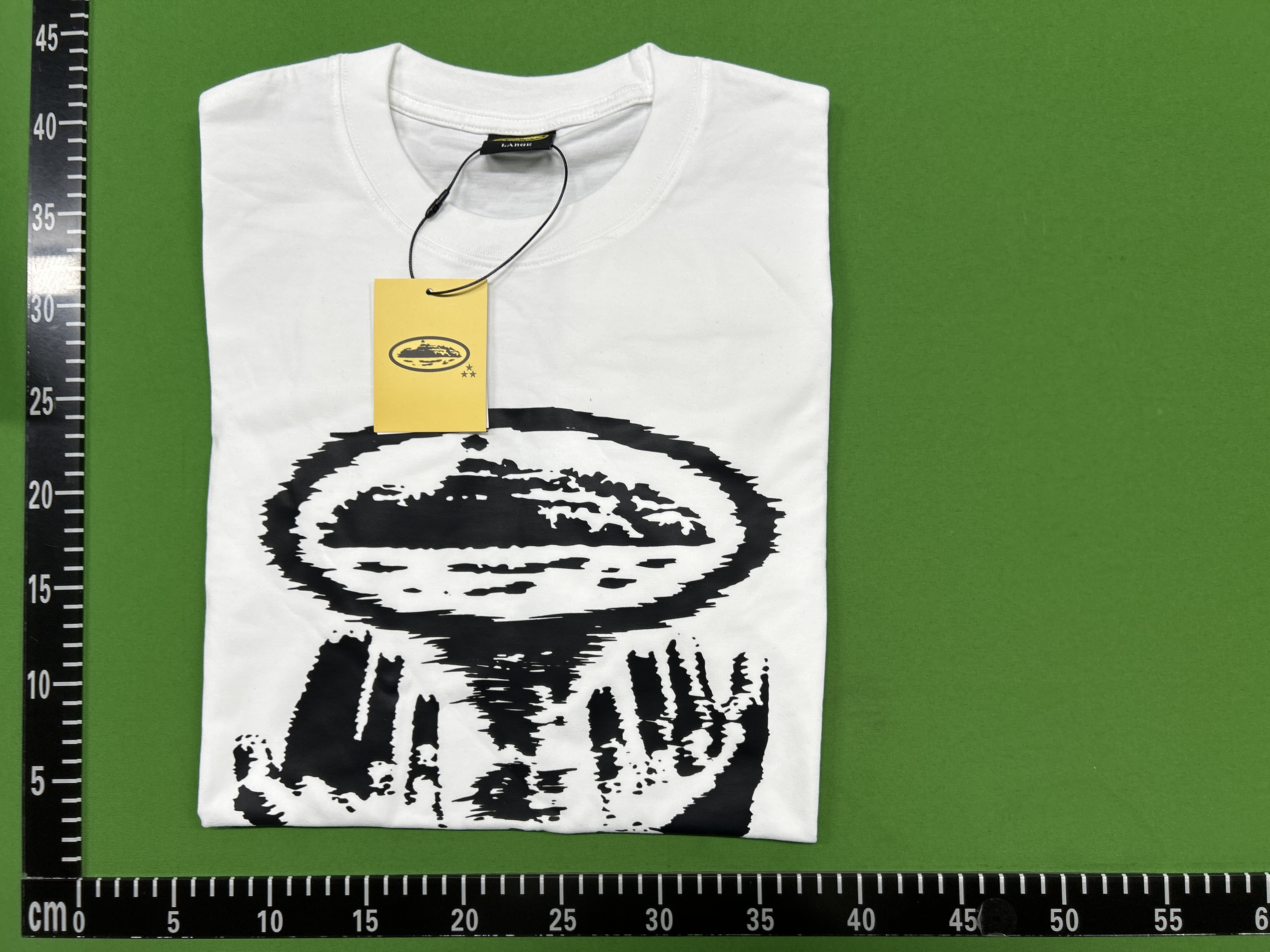 Foto QC 1 de Corteiz Royale Heavyweight T-shirt Script Logo Grey