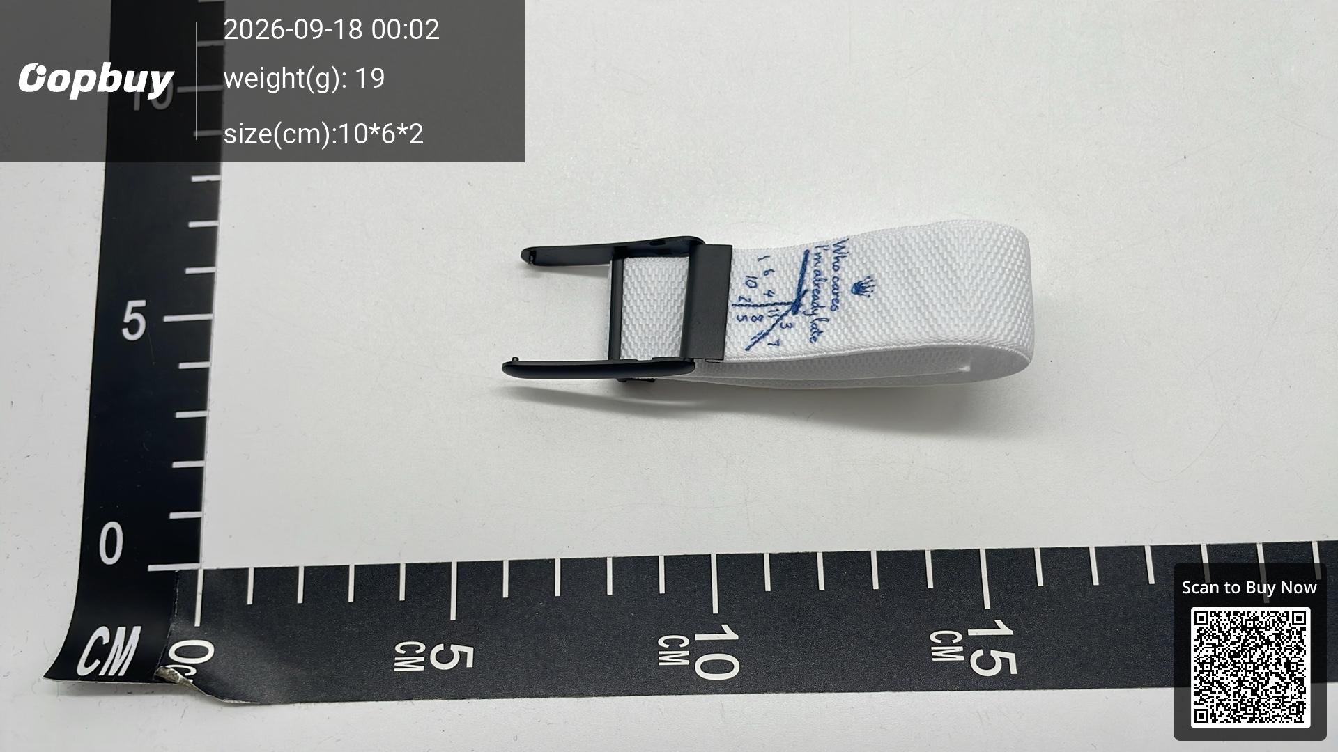 Foto QC 4 de Other Already Late Band for WHOOP 4.0/5.0 White
