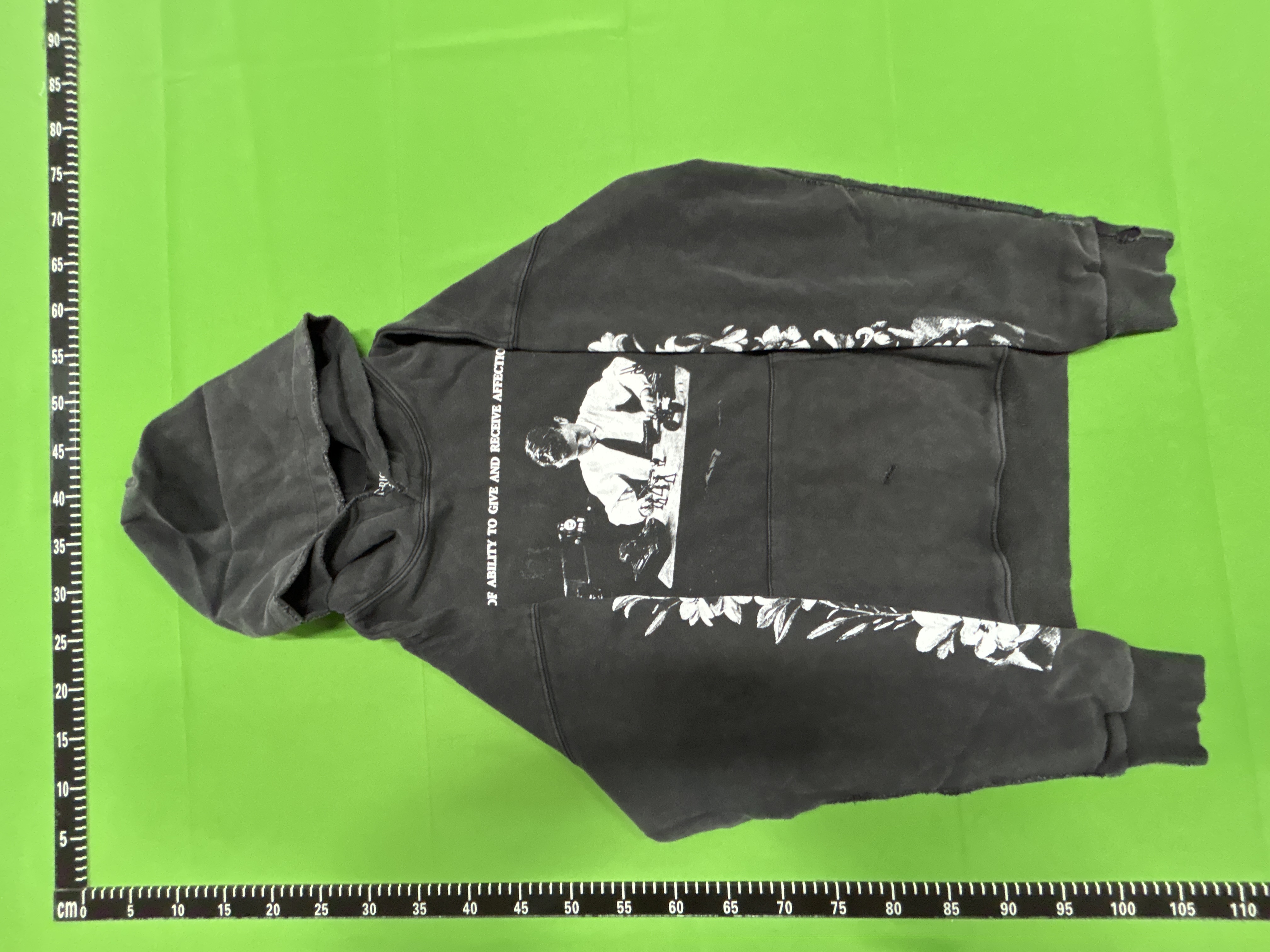 Foto QC 7 de Enfants Riches Déprimés Hooded Jacket Retro Character Avatar Print Black