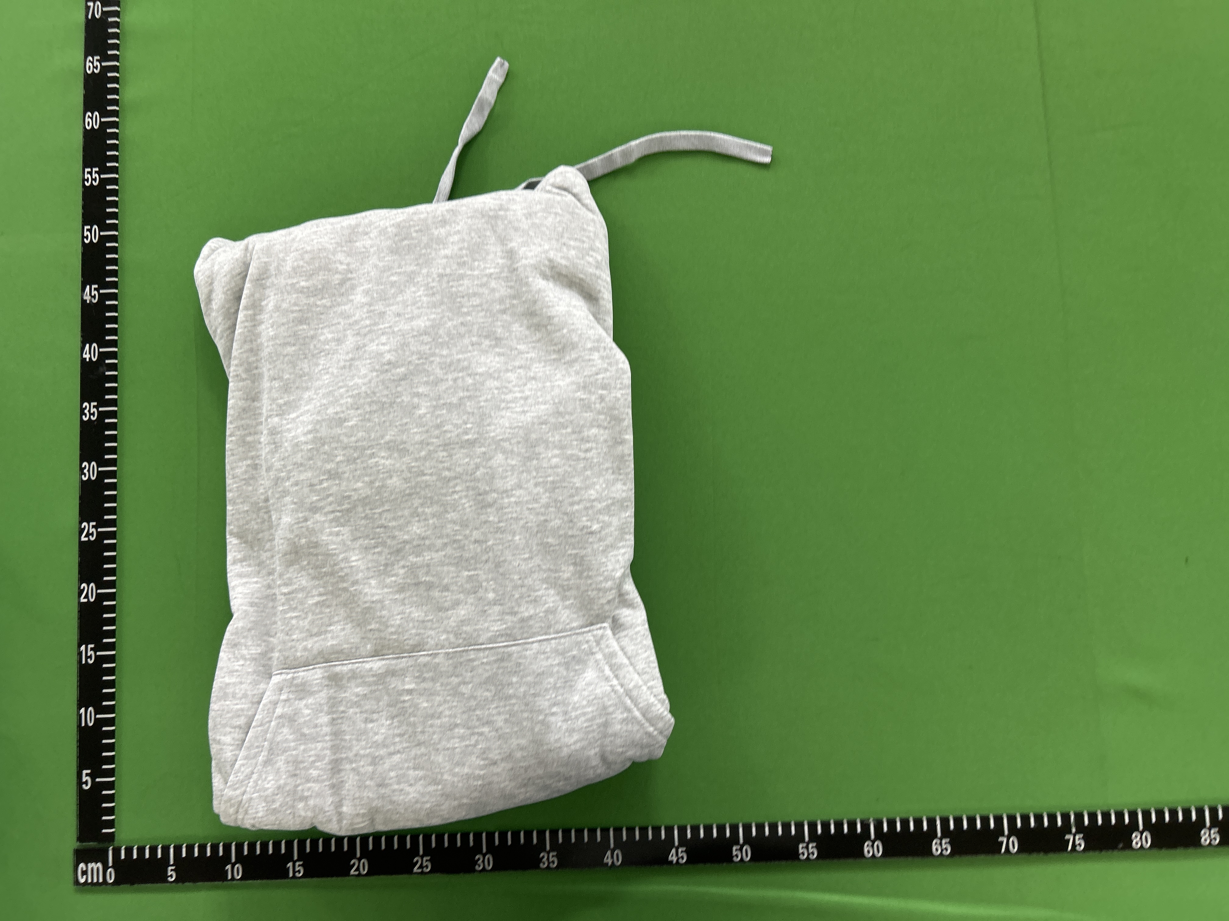 Foto QC 5 de Supreme Satin Applique Sweater Hooded Heather Grey