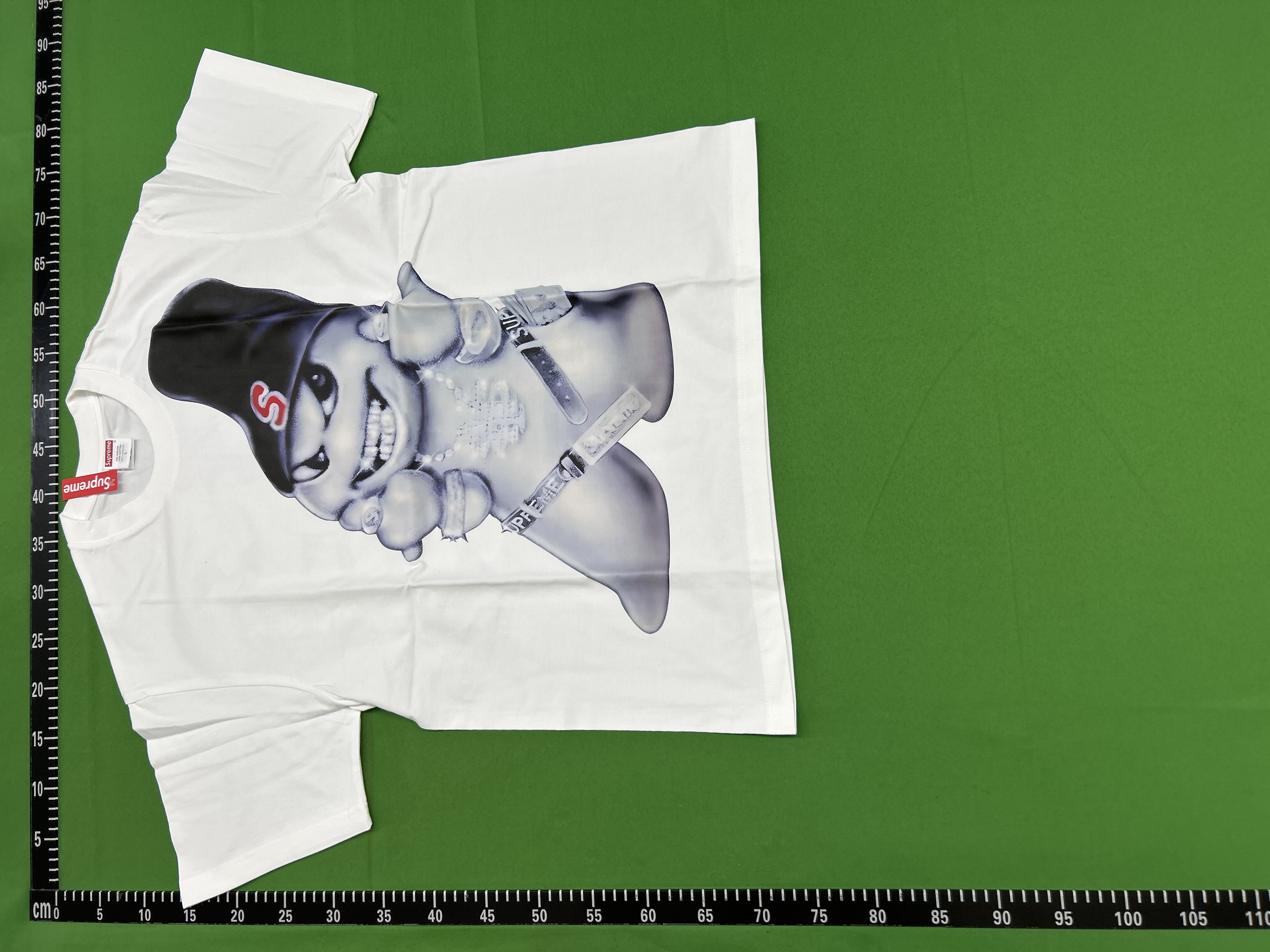 Foto QC 3 de Supreme Swarovski Box Logo T-shirt Black