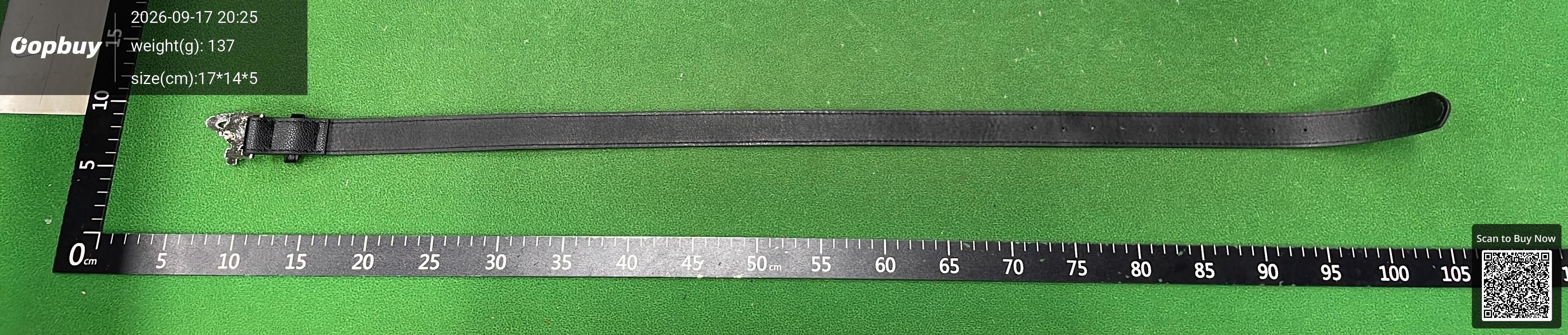 Foto QC 2 de Vivienne Westwood Orb Buckle Belt Black