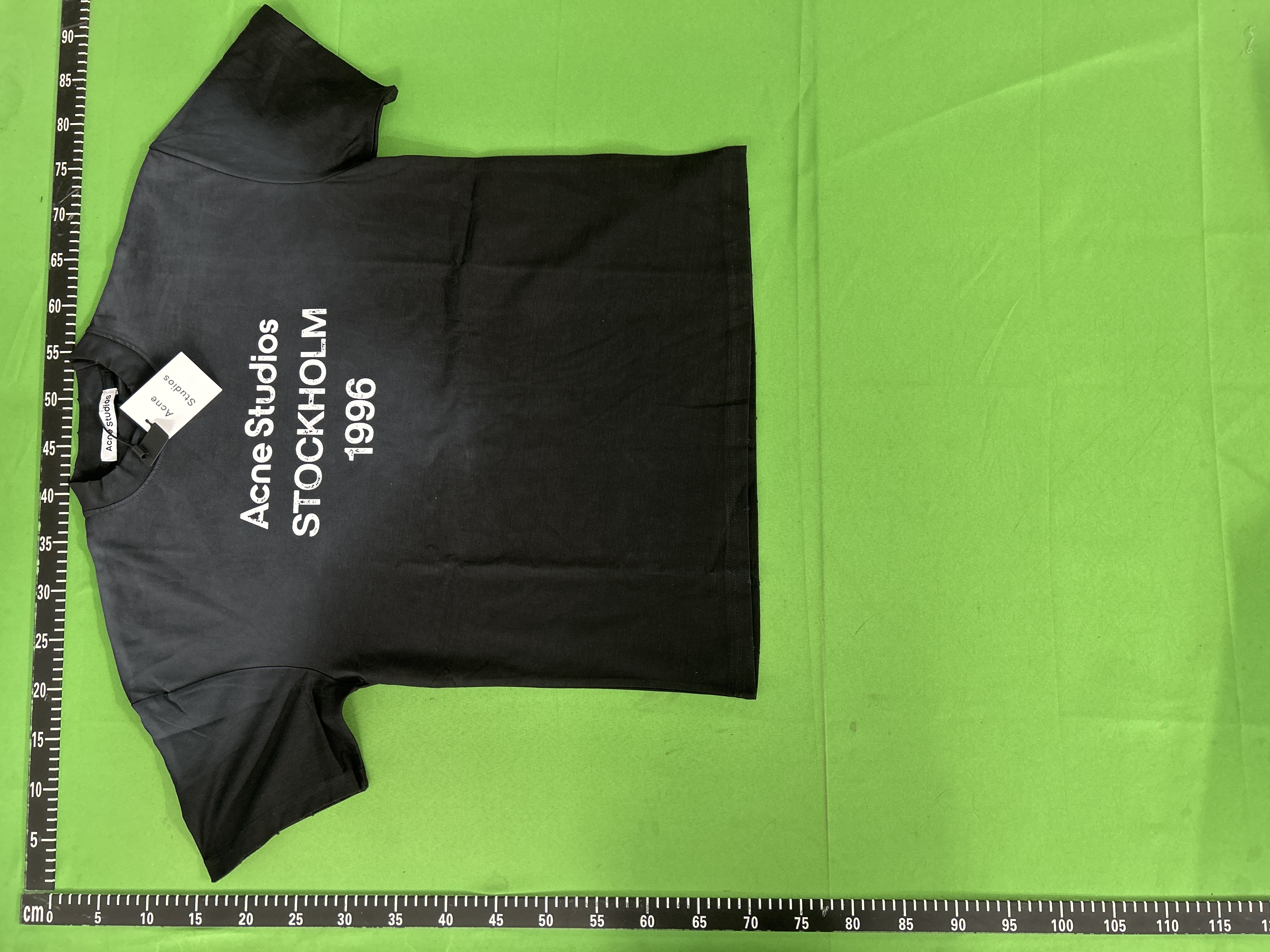 Foto QC 6 de Acne Studios Sprayed 1996 Logo Long Sleeve T-shirt Cotton Candy Pink