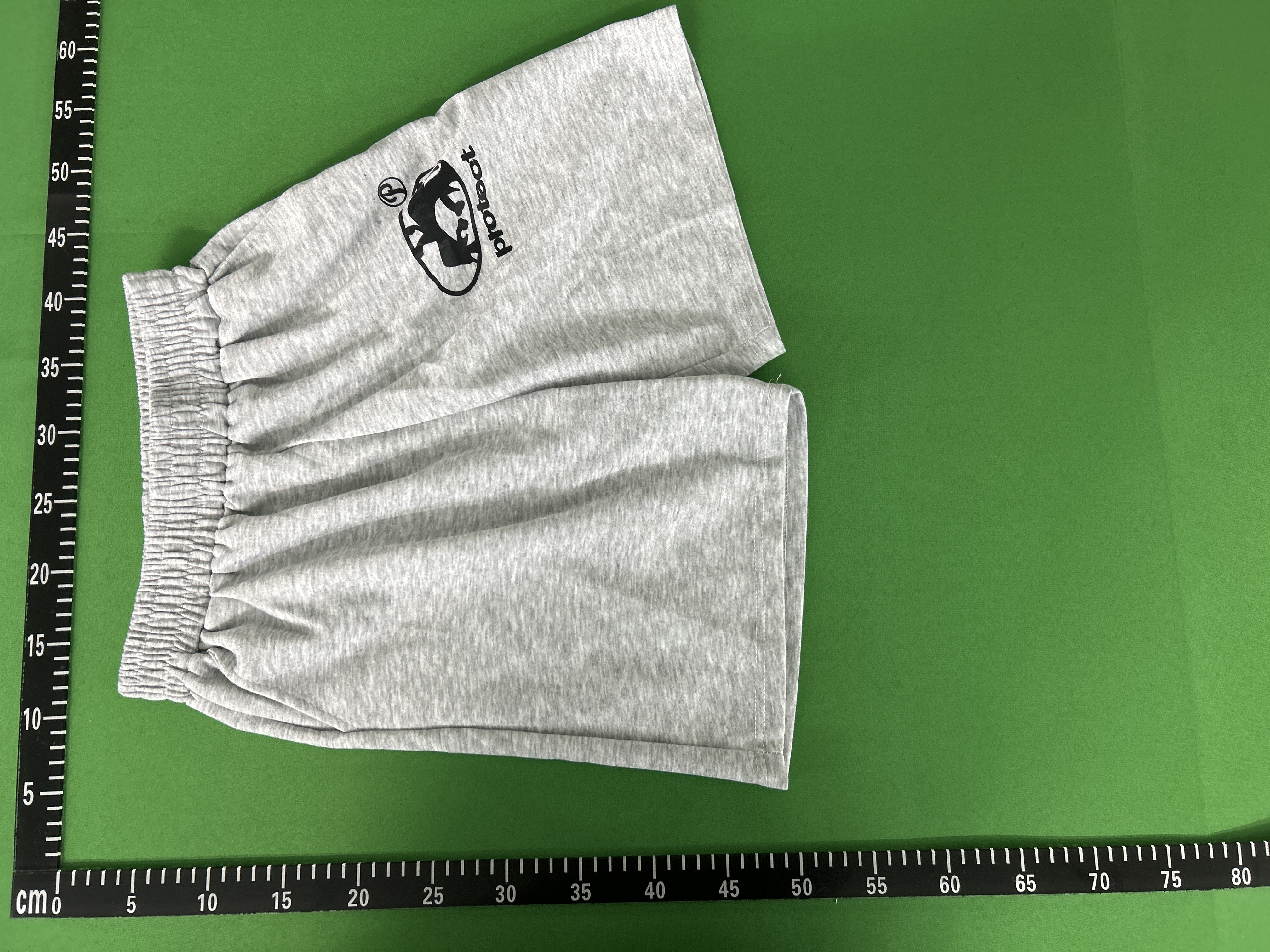 Foto QC 3 de Other Sweat Shorts Loose Y2K Graphic Heather Grey