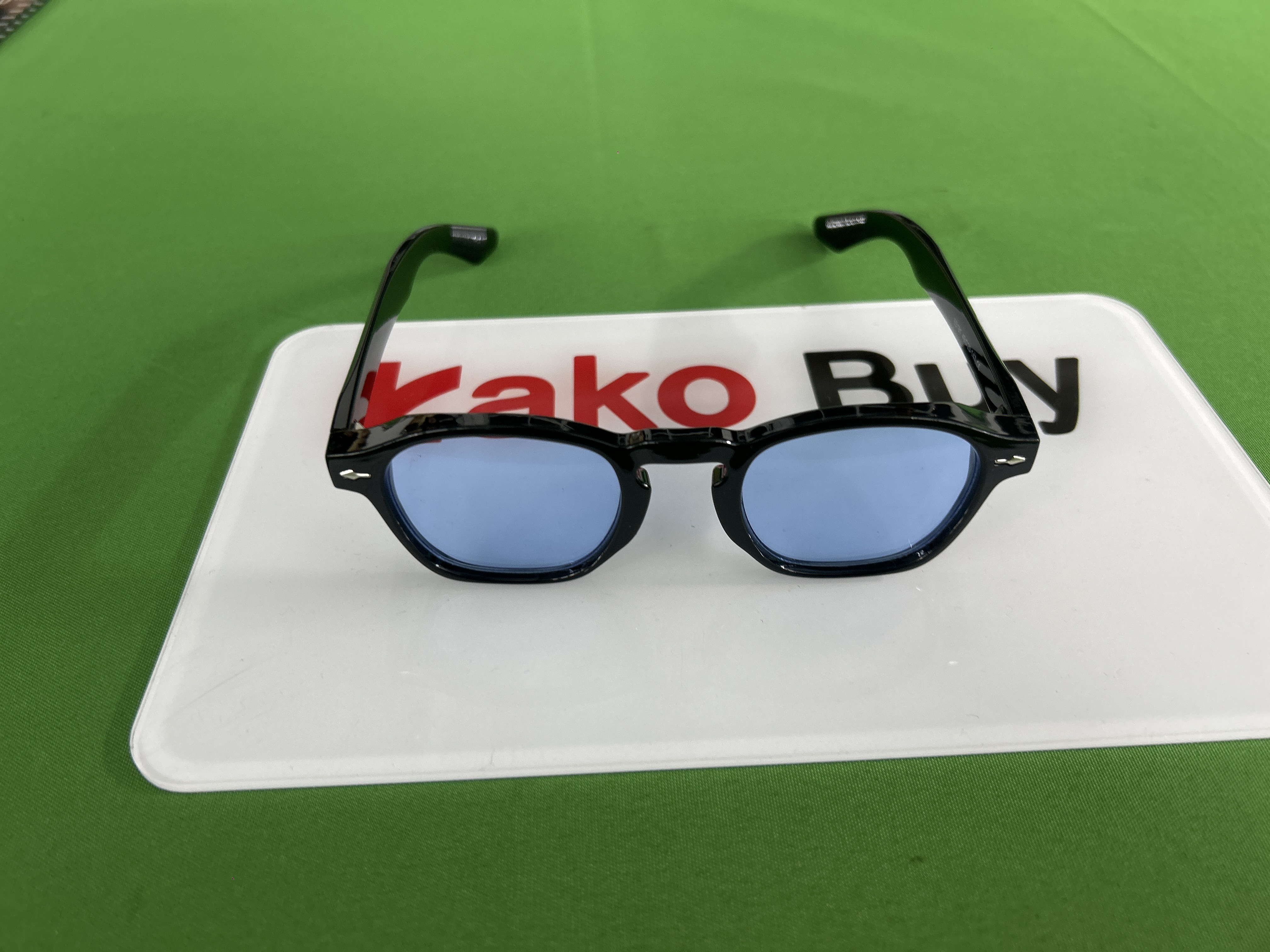 Foto QC 5 de Unbranded Square-Frame Acetate Sunglasses Transparent Grey Grey (3349)