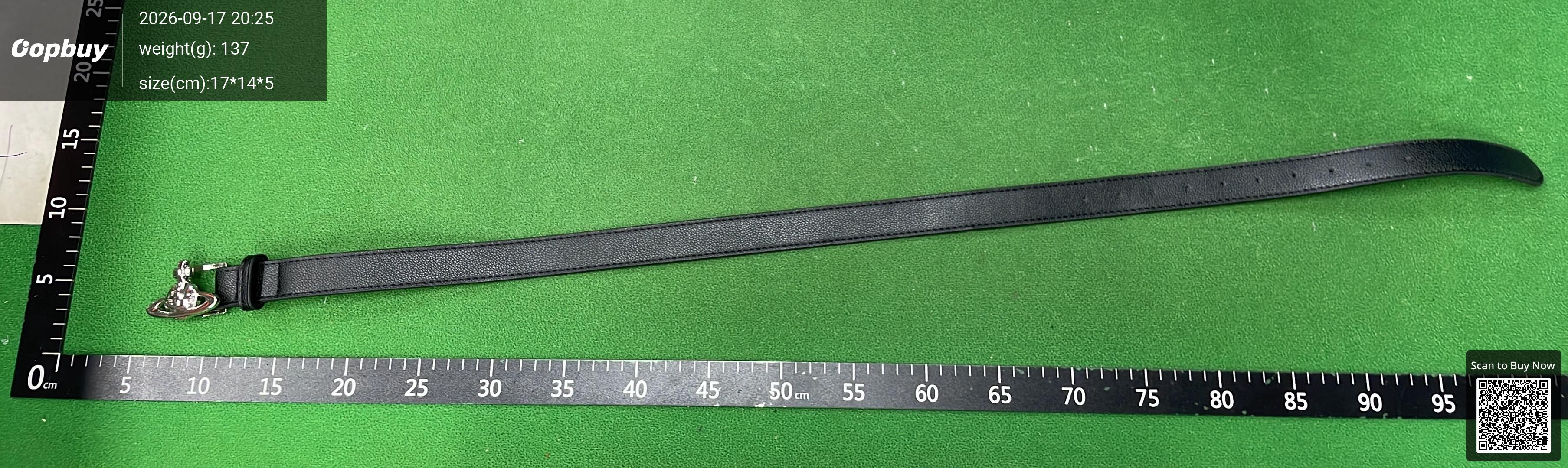 Foto QC 1 de Vivienne Westwood Orb Buckle Belt Black