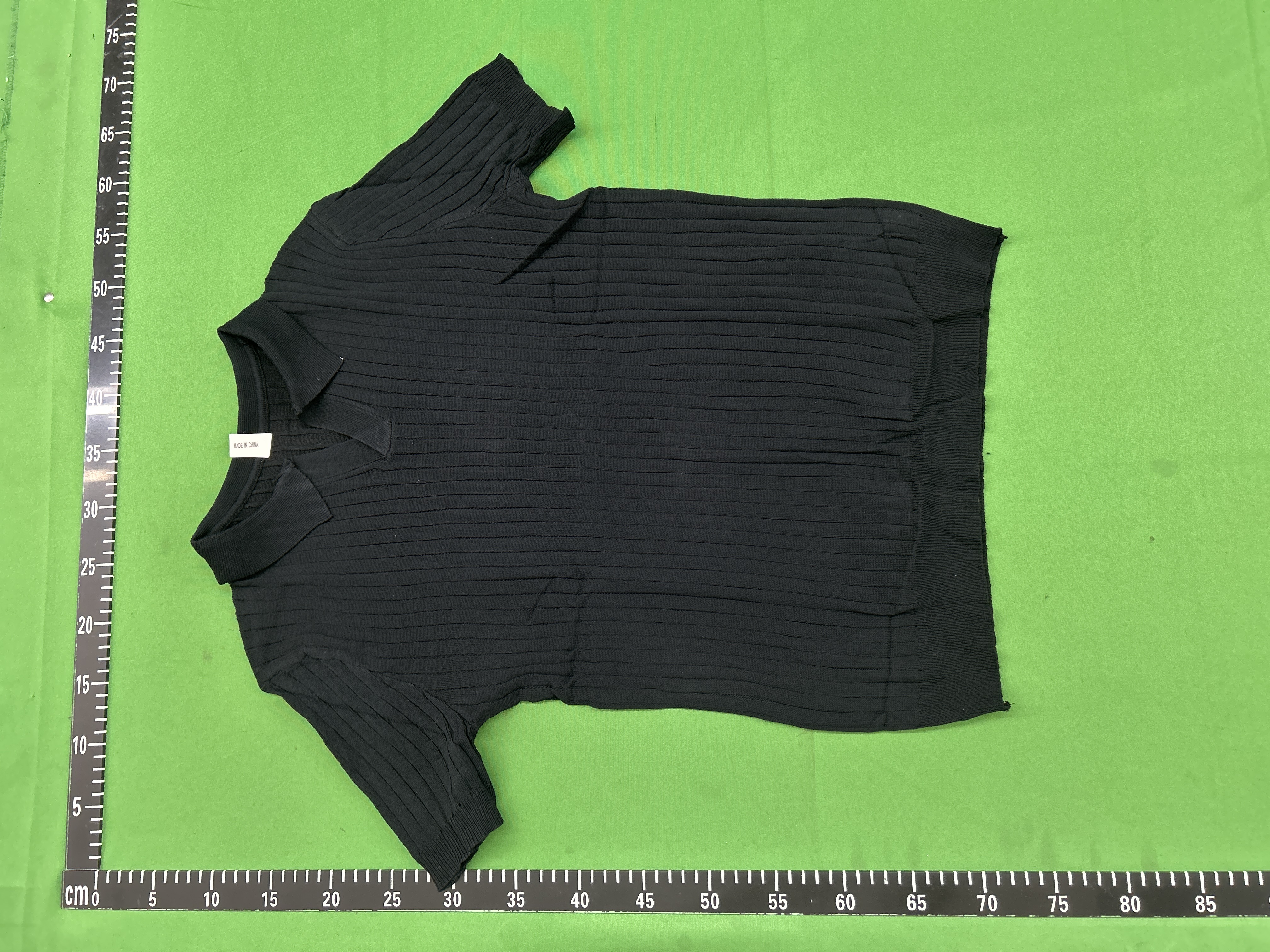 Foto QC 6 de Other Ribbed Polo Shirt Black