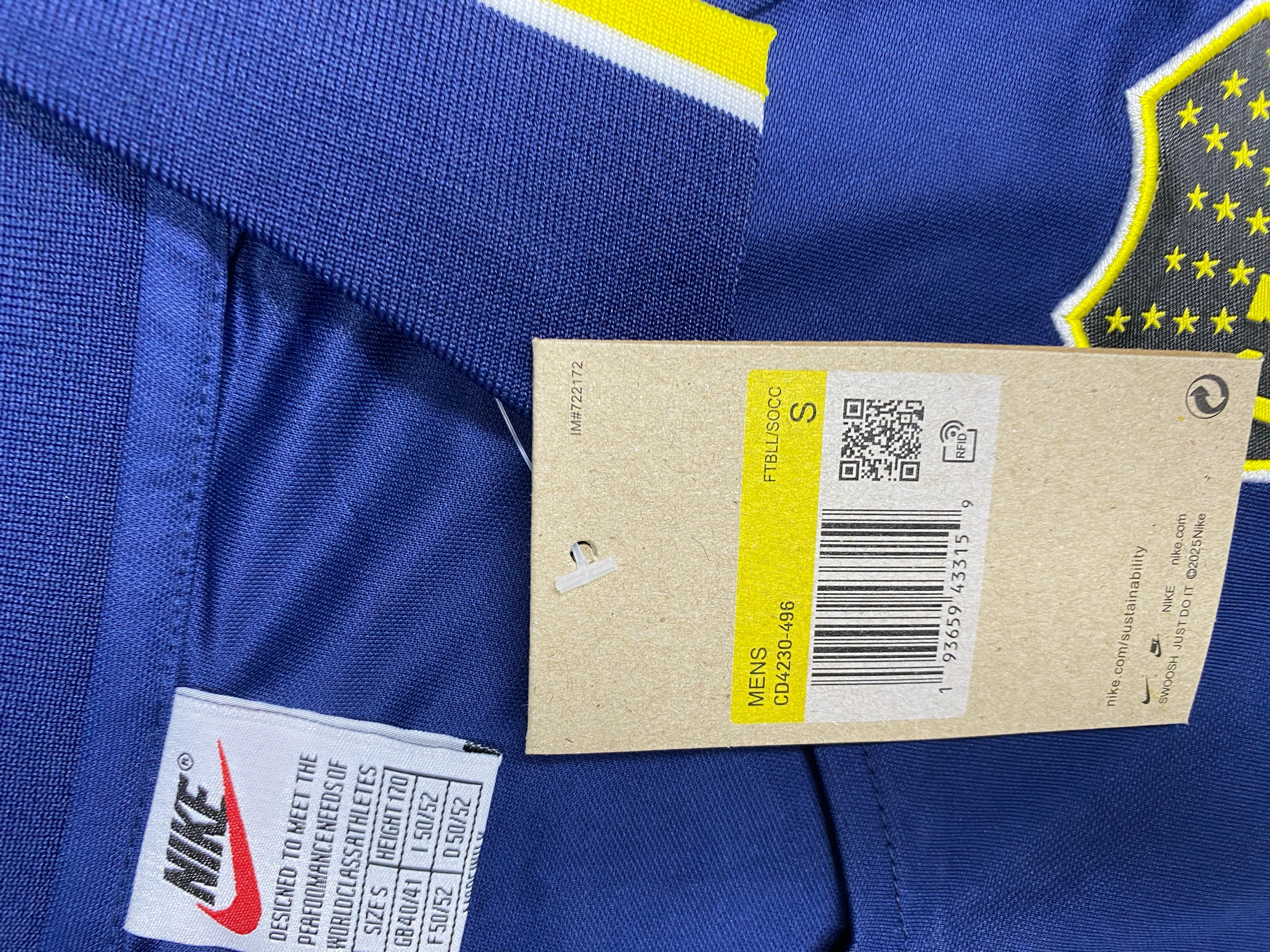 Foto QC 4 de Nike x Boca Juniors Retro 2000/01 Home Jersey Blue/Yellow