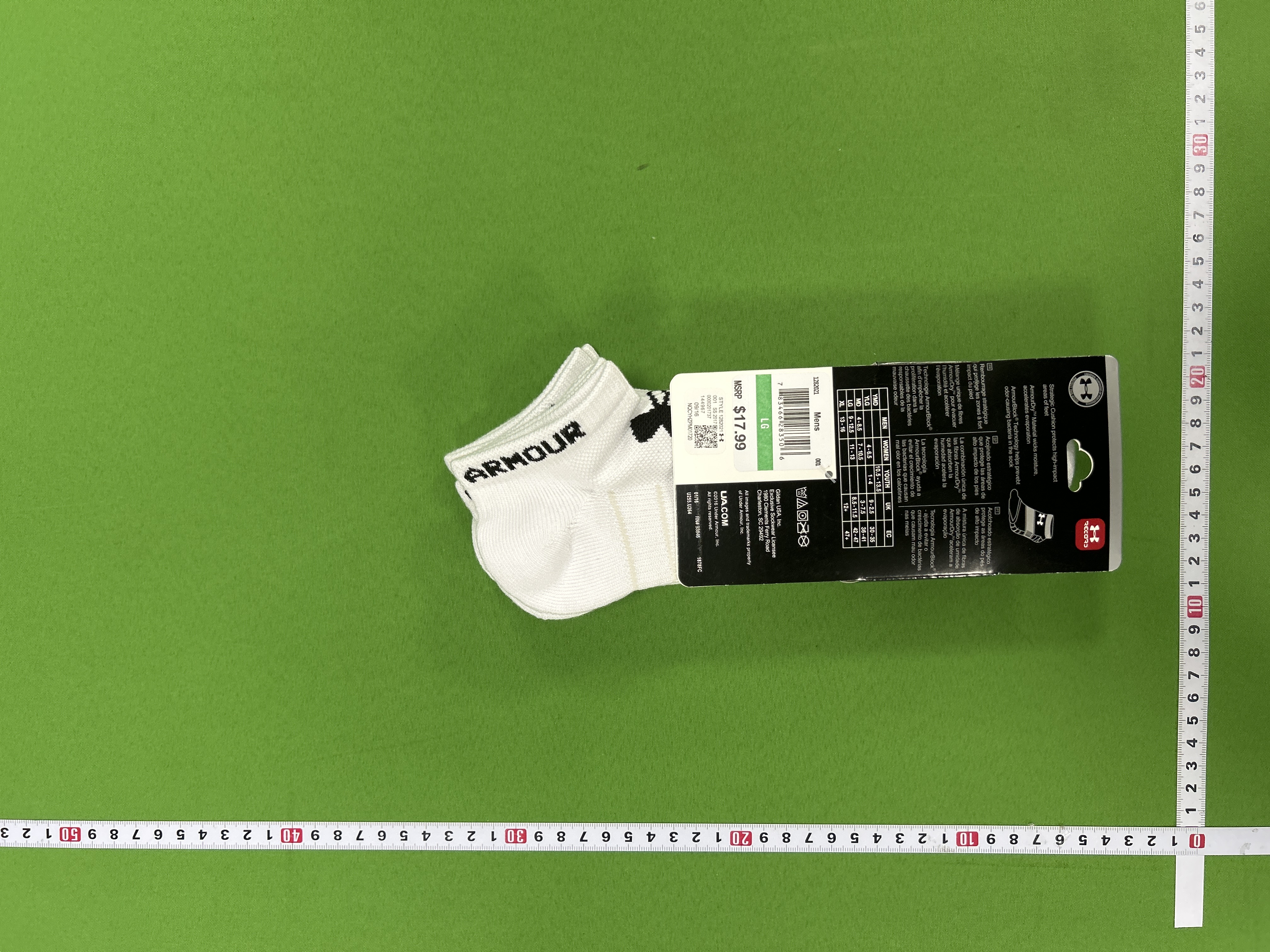 Foto QC 6 de Under Armour UA Elevated No-Show Socks Performance Orange