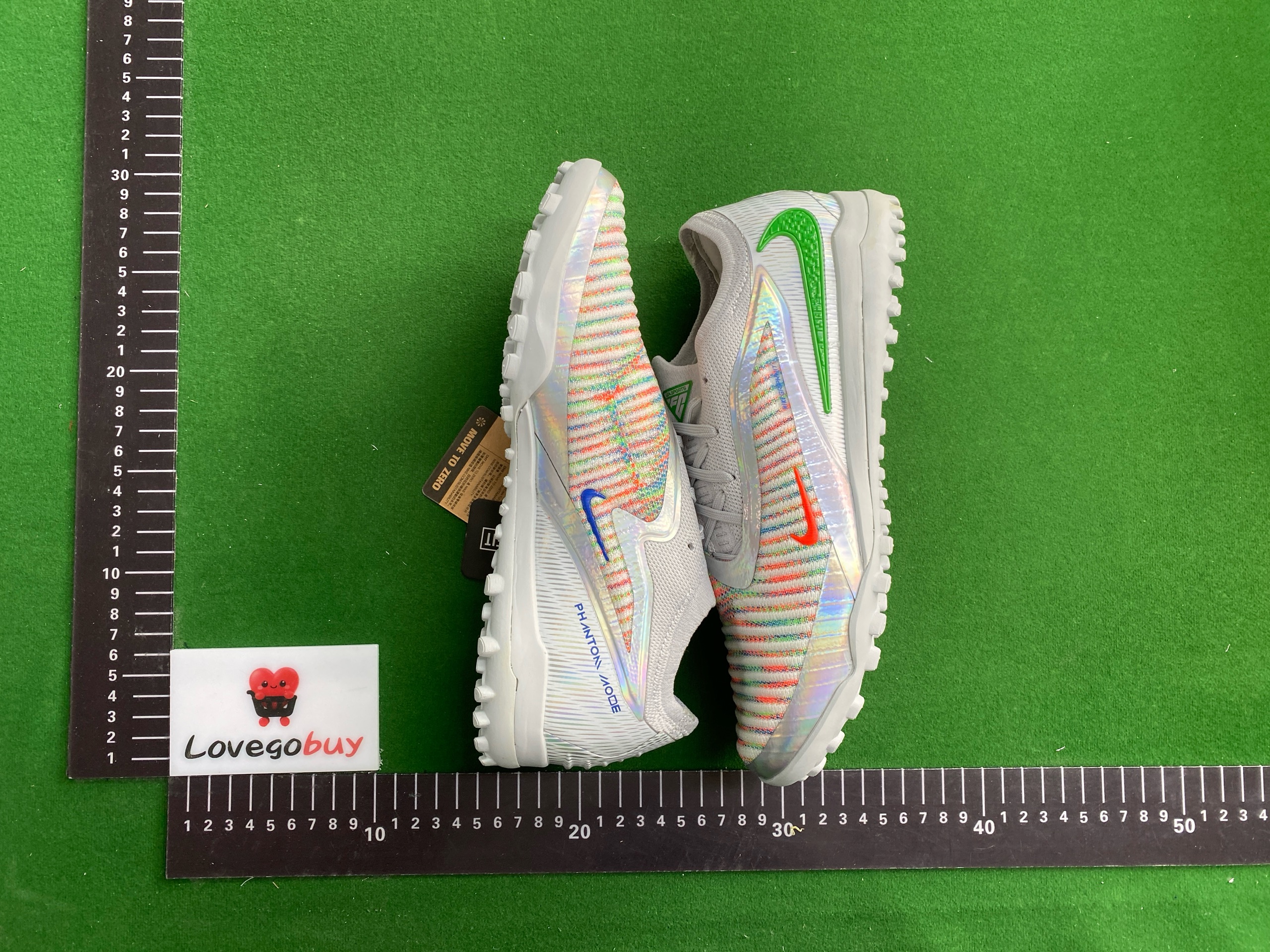 Foto QC 5 de Other Knit Turf Soccer Cleats Low White Crimson