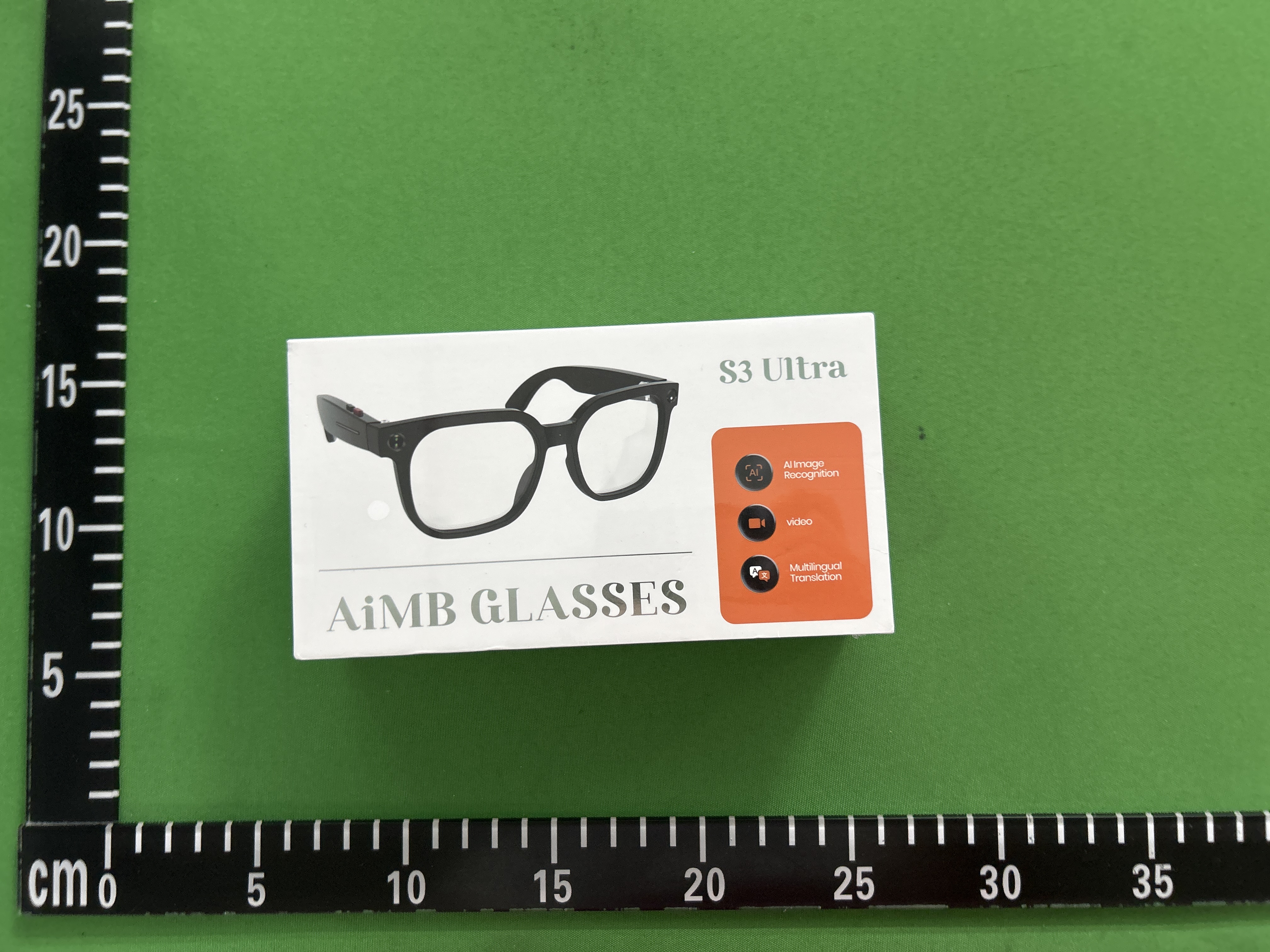Foto QC 2 de Other Square-Frame Acetate Eyeglasses Black Clear
