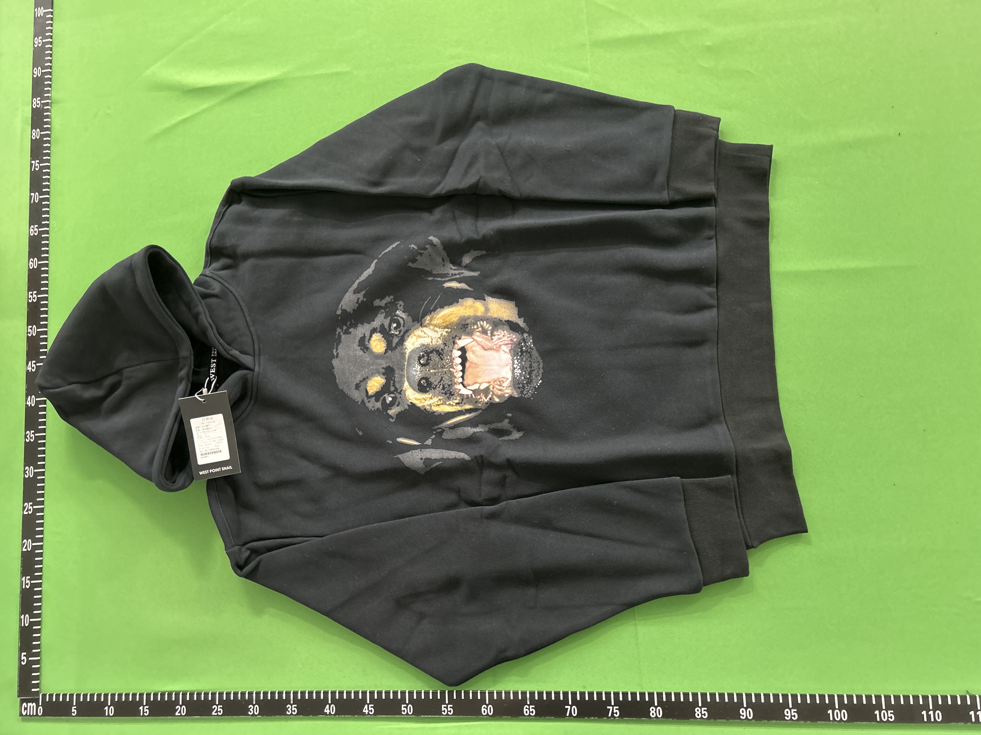 Foto QC 2 de Givenchy Hoodie Rottweiler Black