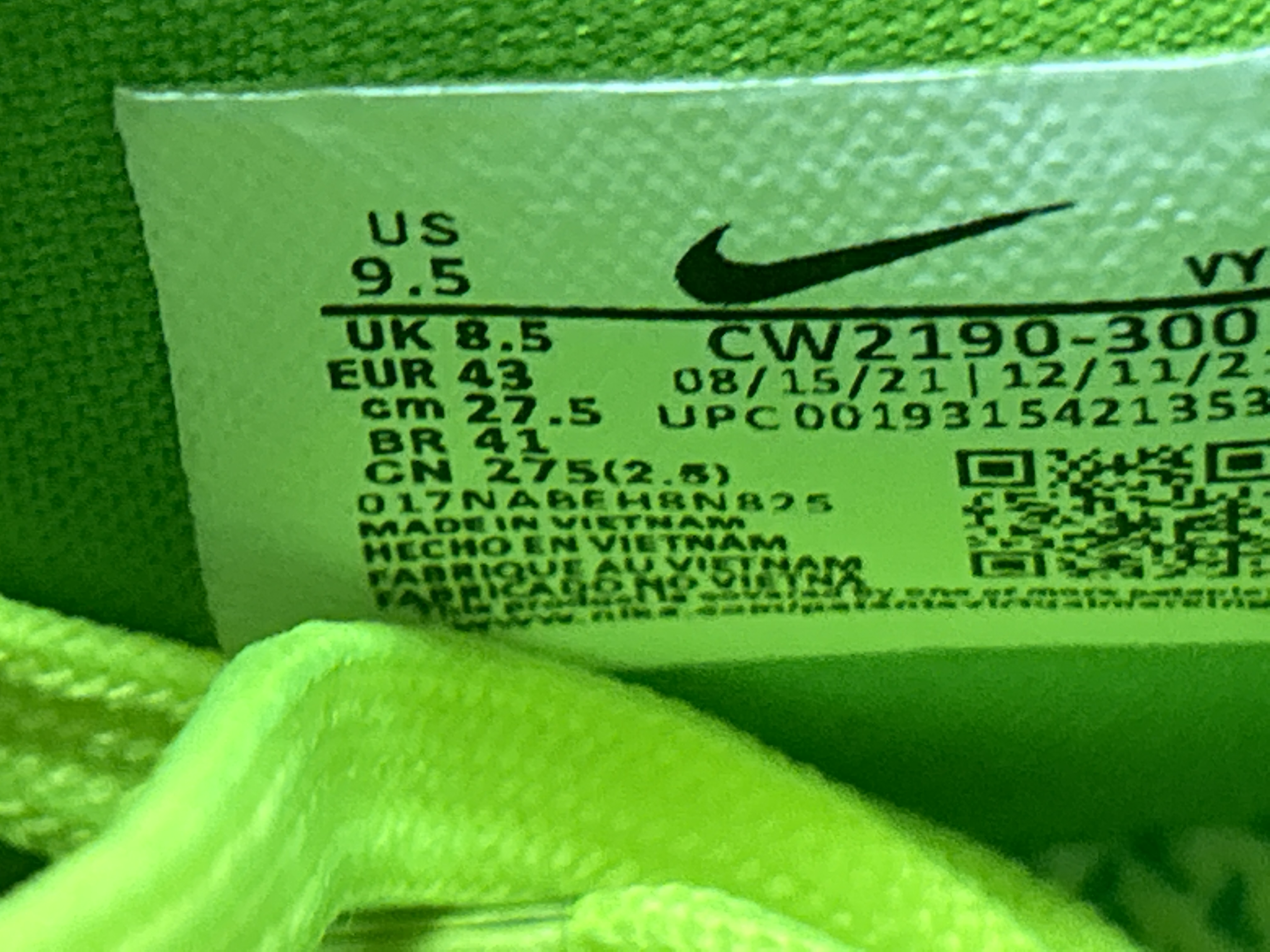 Foto QC 5 de Nike Kobe 6 Protro Reverse Grinch FV4921-600